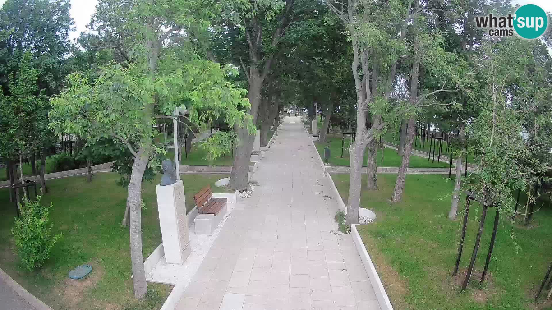 Webcam Schriftstellerpark Senj – Live am Meer