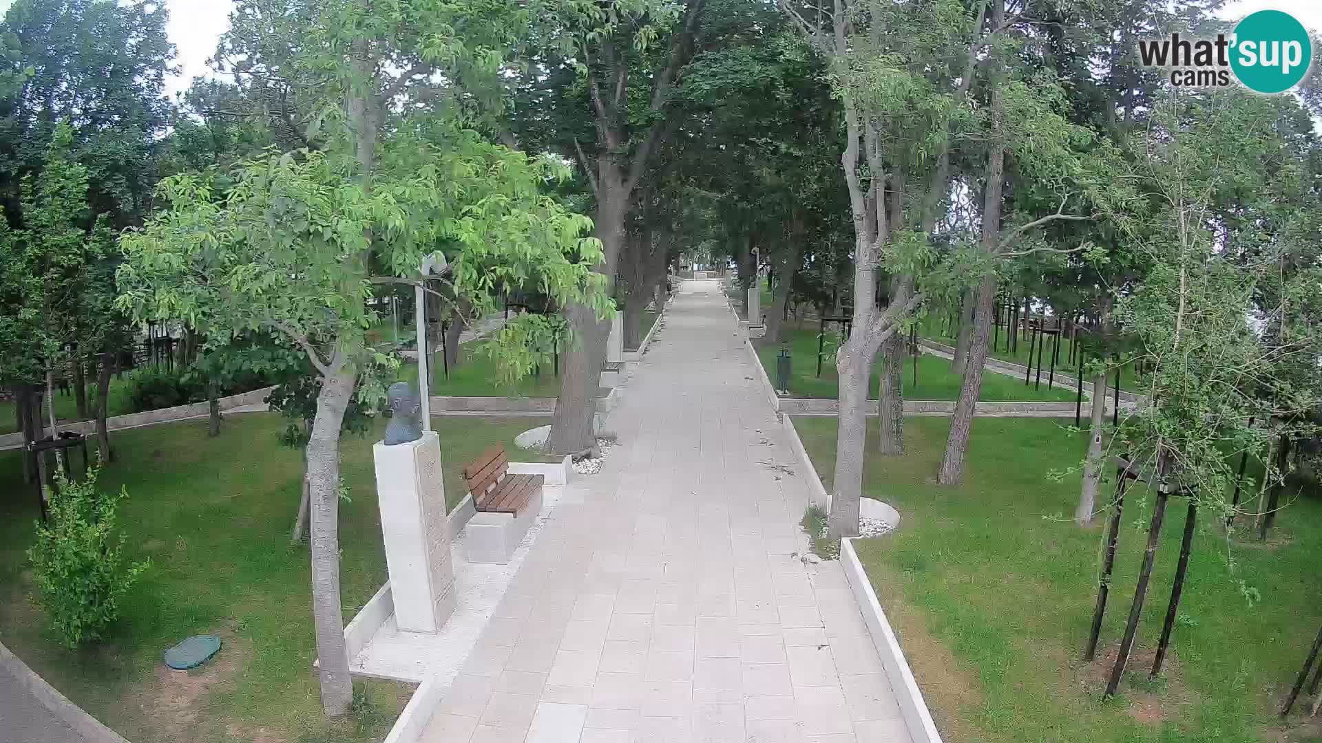 Writers’ Park Webcam Senj – Live by the Sea