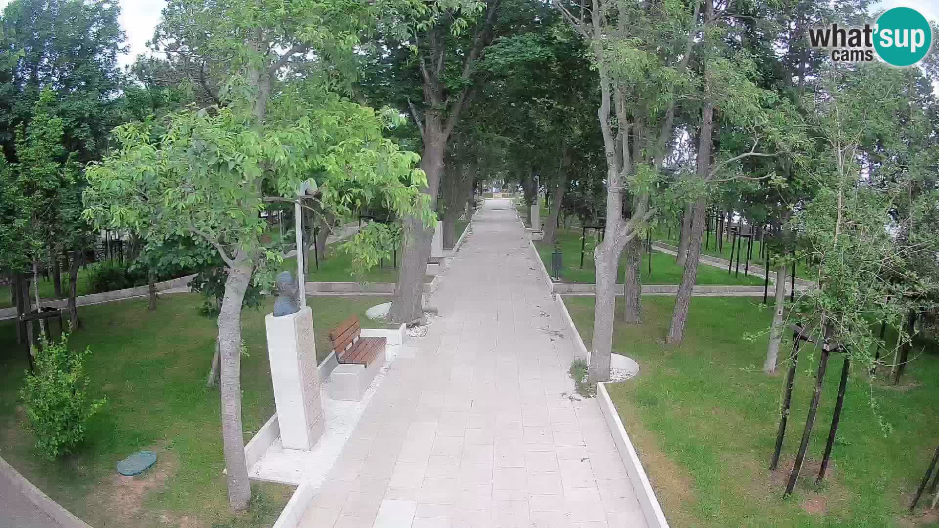 Webcam Schriftstellerpark Senj – Live am Meer