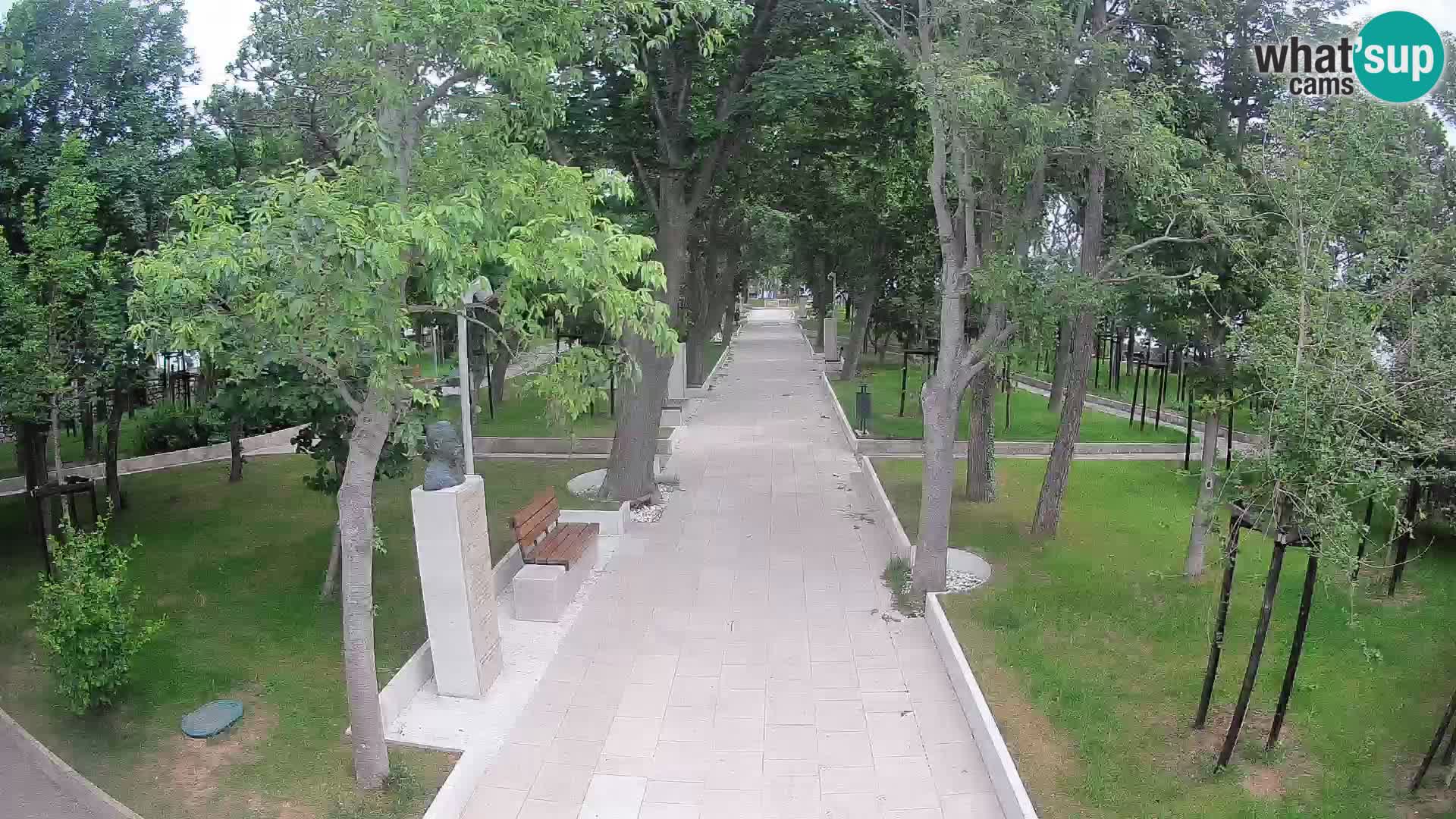 Writers’ Park Webcam Senj – Live by the Sea