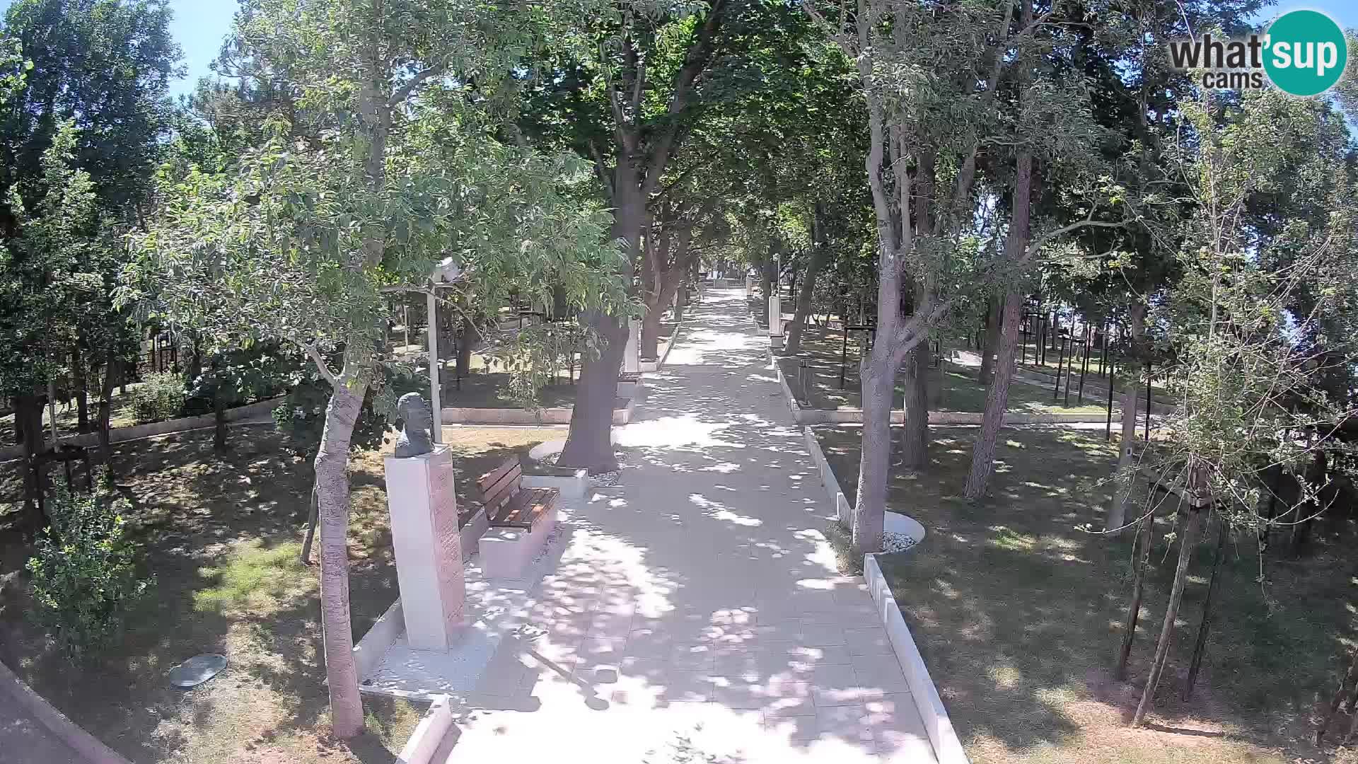 Writers’ Park Webcam Senj – Live by the Sea