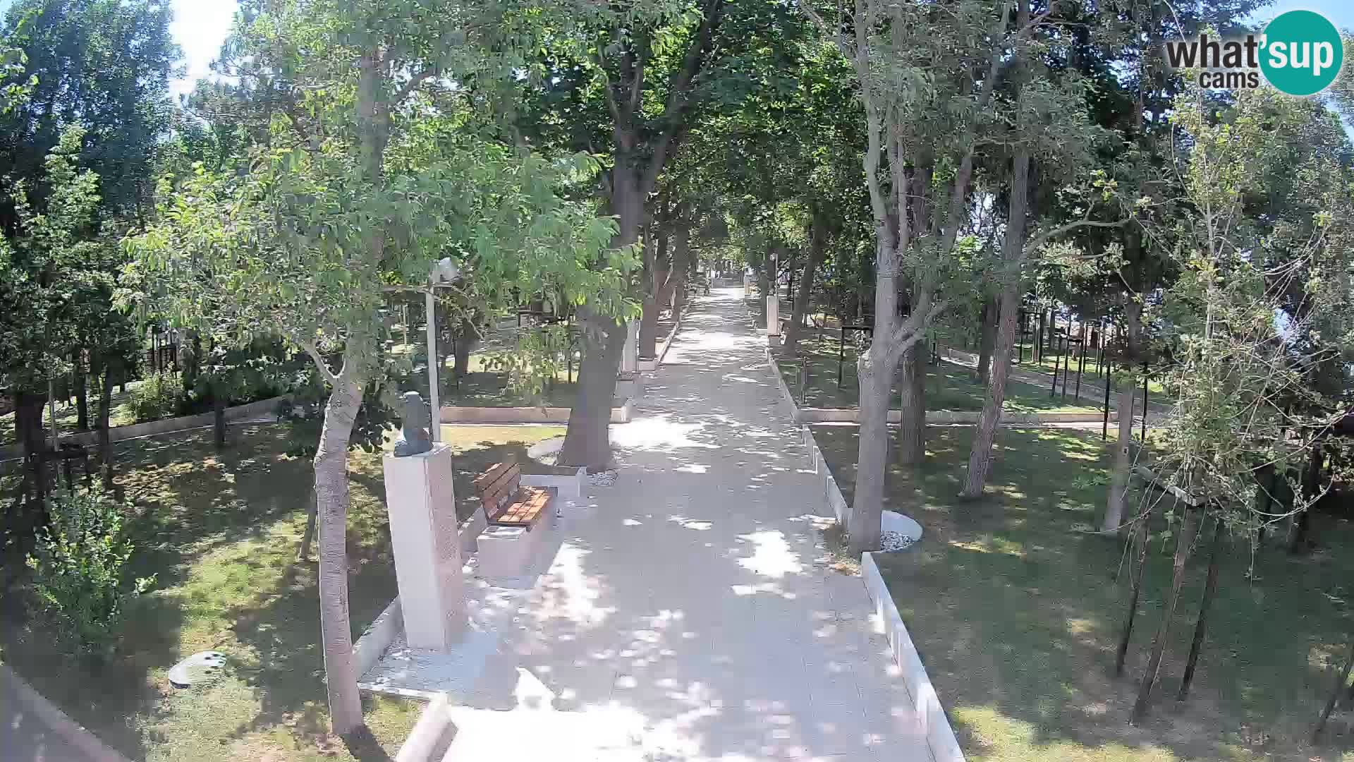 Writers’ Park Webcam Senj – Live by the Sea