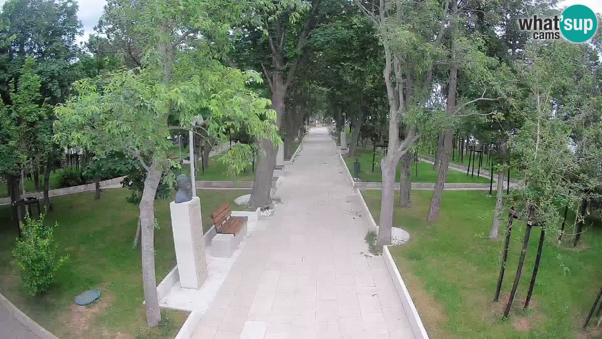 Writers’ Park Webcam Senj – Live by the Sea