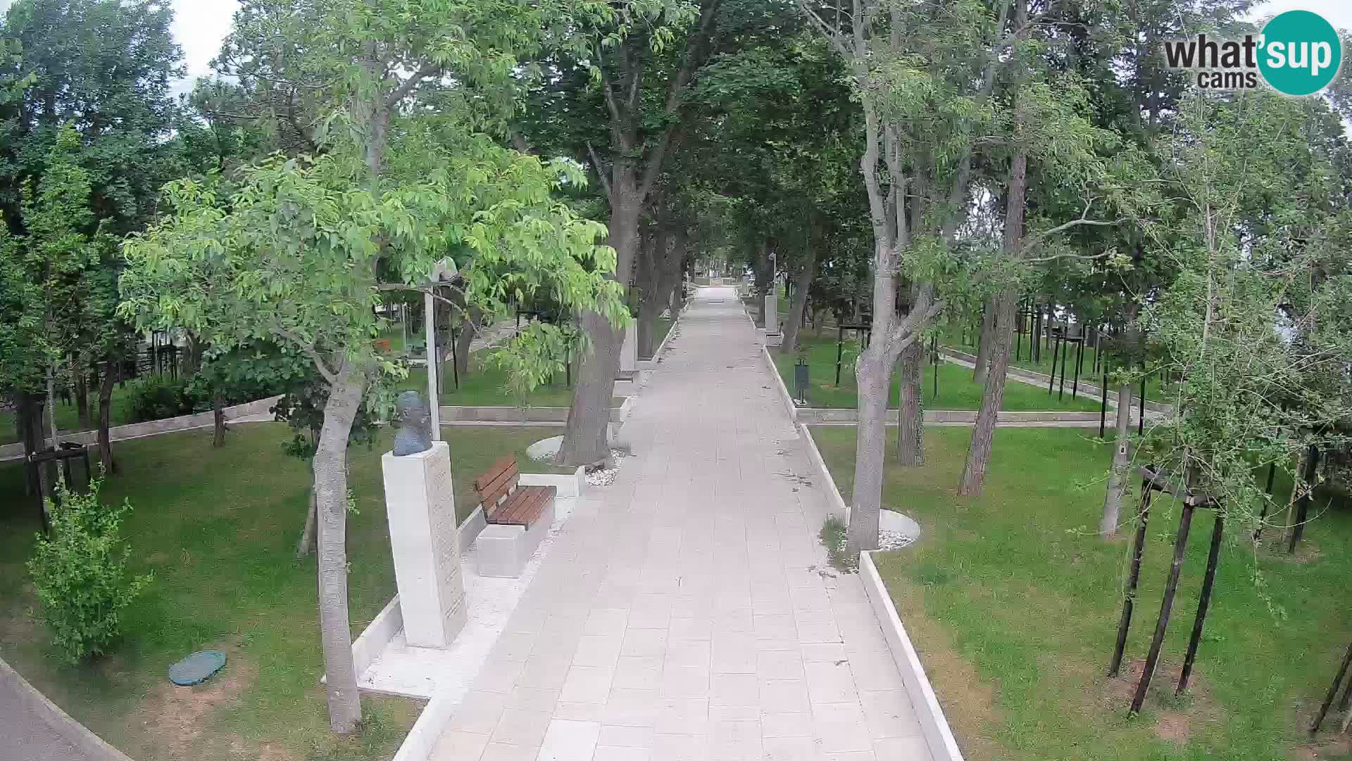Writers’ Park Webcam Senj – Live by the Sea