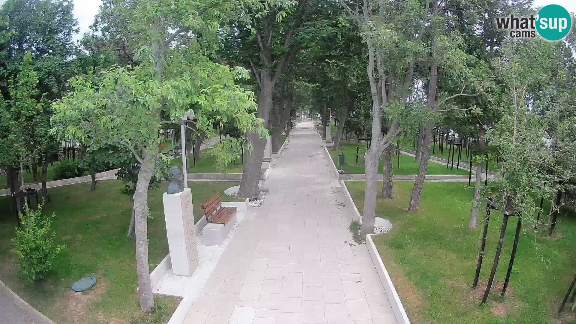 Writers’ Park Webcam Senj – Live by the Sea