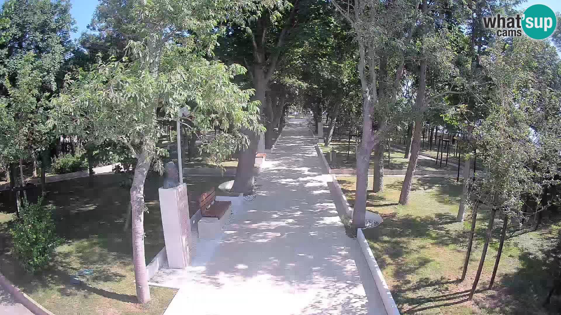 Writers’ Park Webcam Senj – Live by the Sea