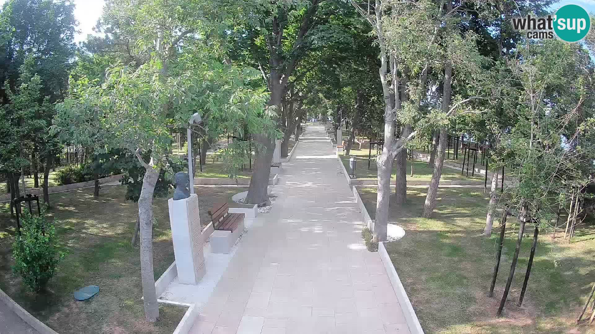 Writers’ Park Webcam Senj – Live by the Sea