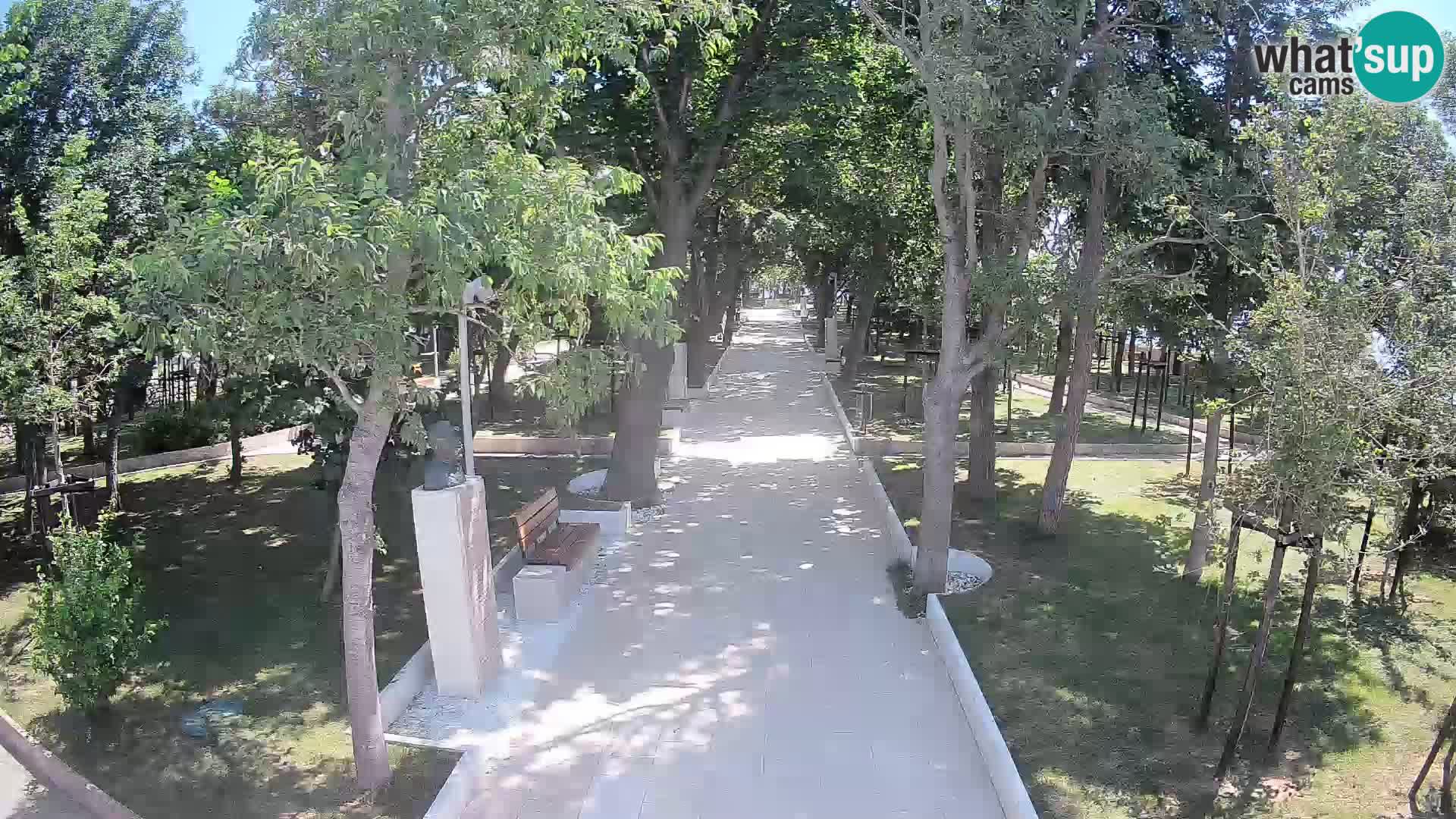 Writers’ Park Webcam Senj – Live by the Sea