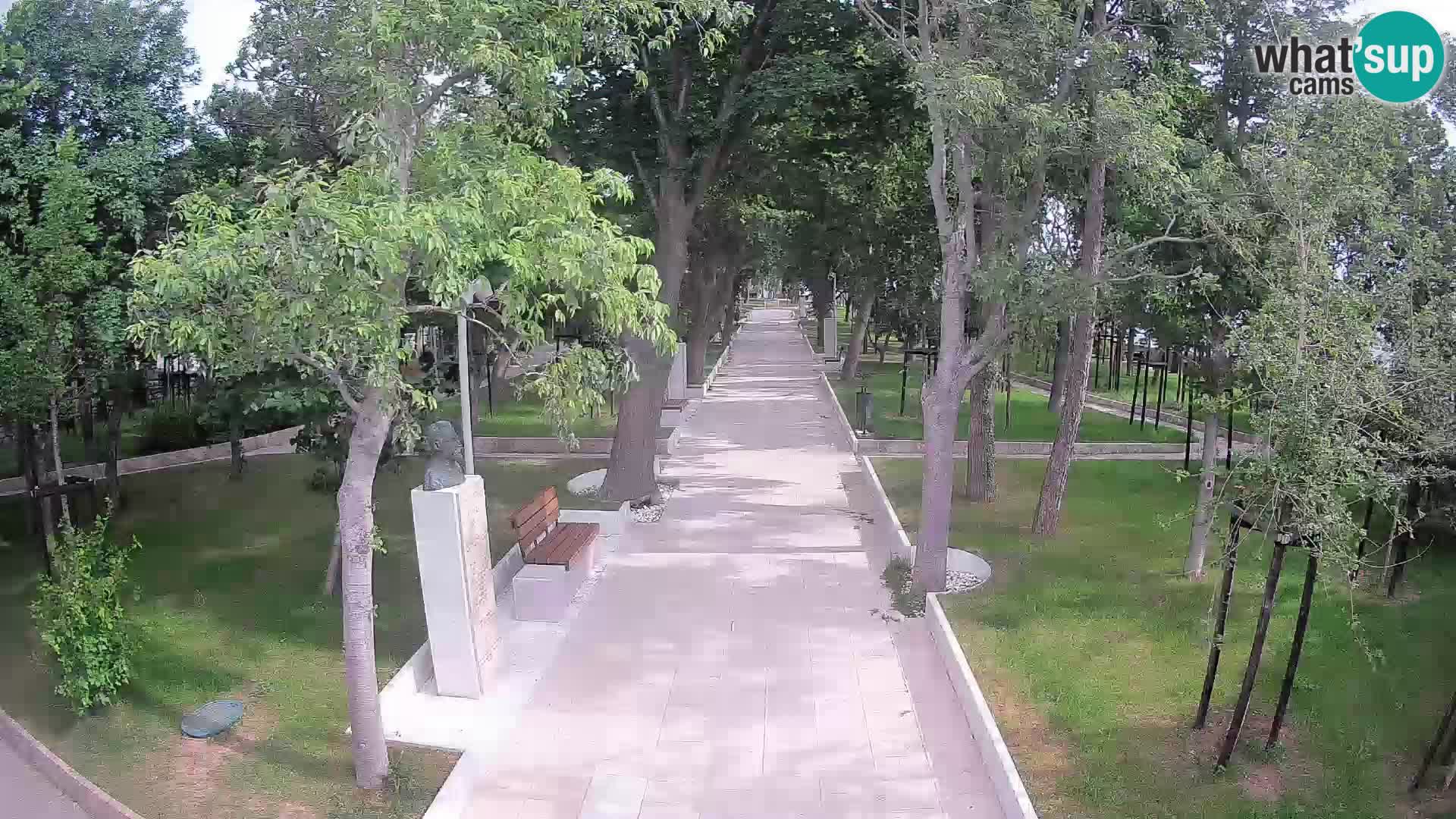 Writers’ Park Webcam Senj – Live by the Sea
