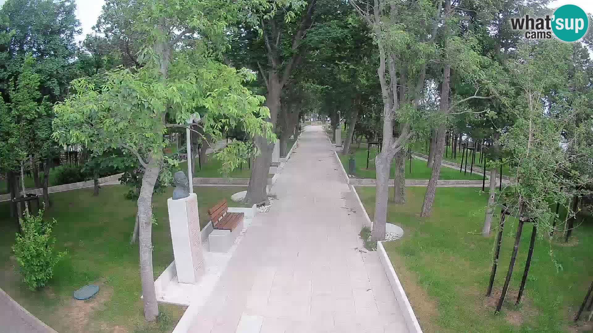 Writers’ Park Webcam Senj – Live by the Sea