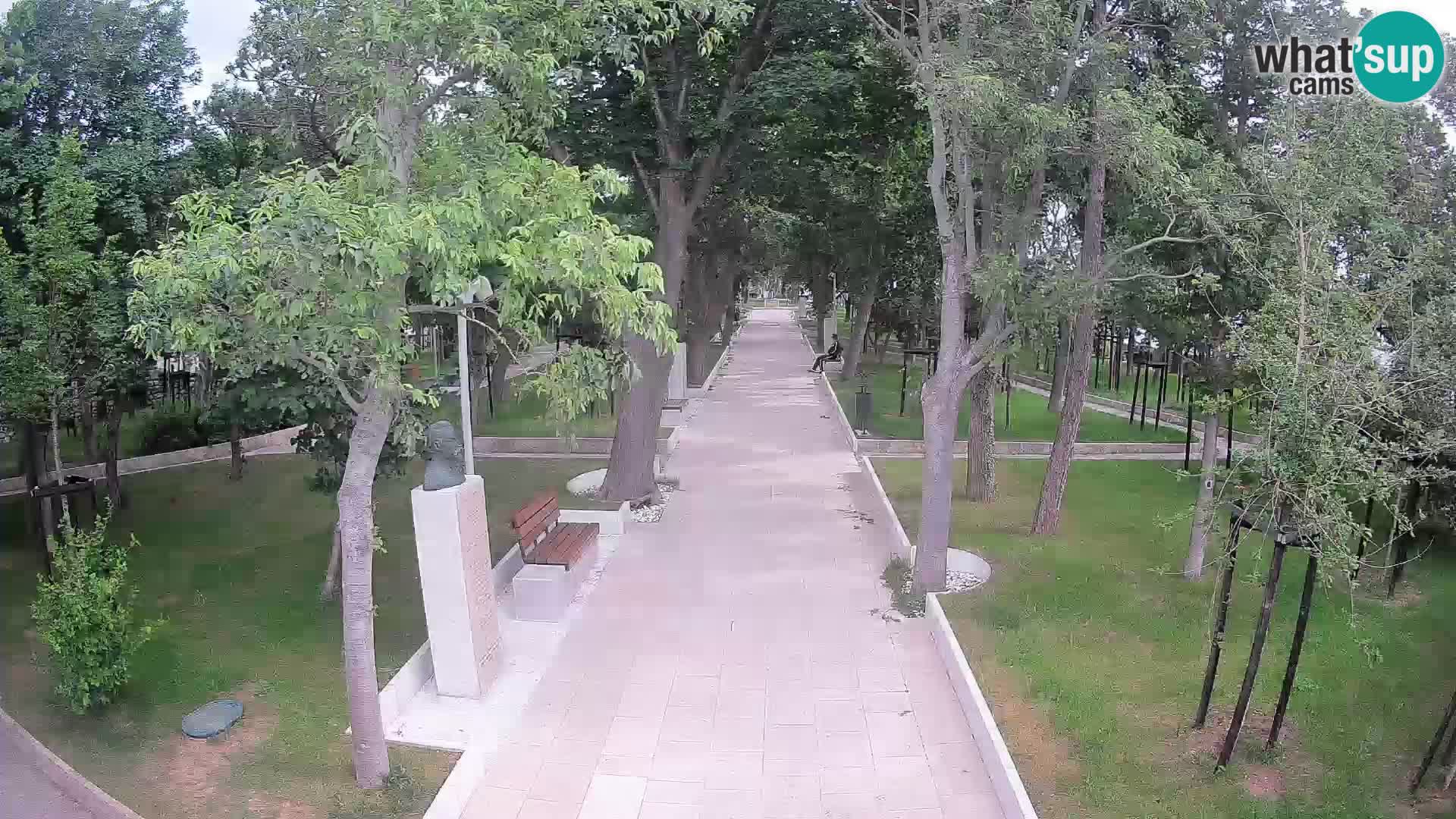 Writers’ Park Webcam Senj – Live by the Sea