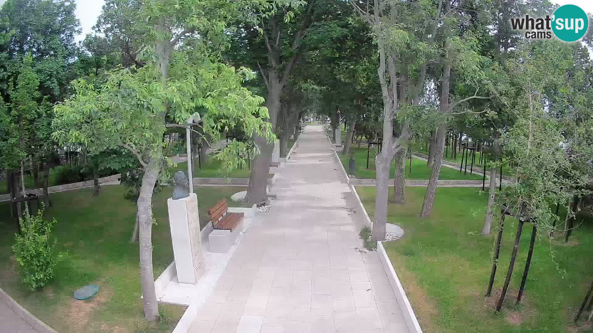 Writers’ Park Webcam Senj – Live by the Sea
