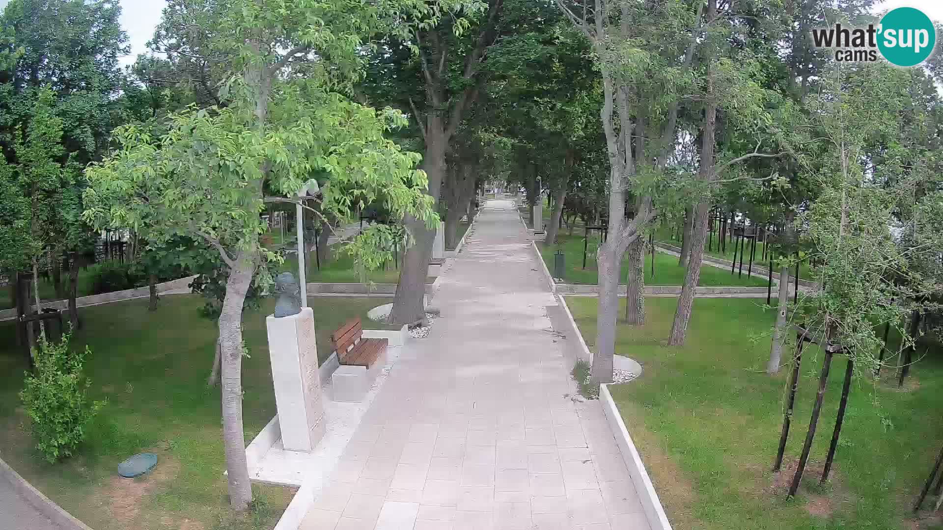Webcam Schriftstellerpark Senj – Live am Meer