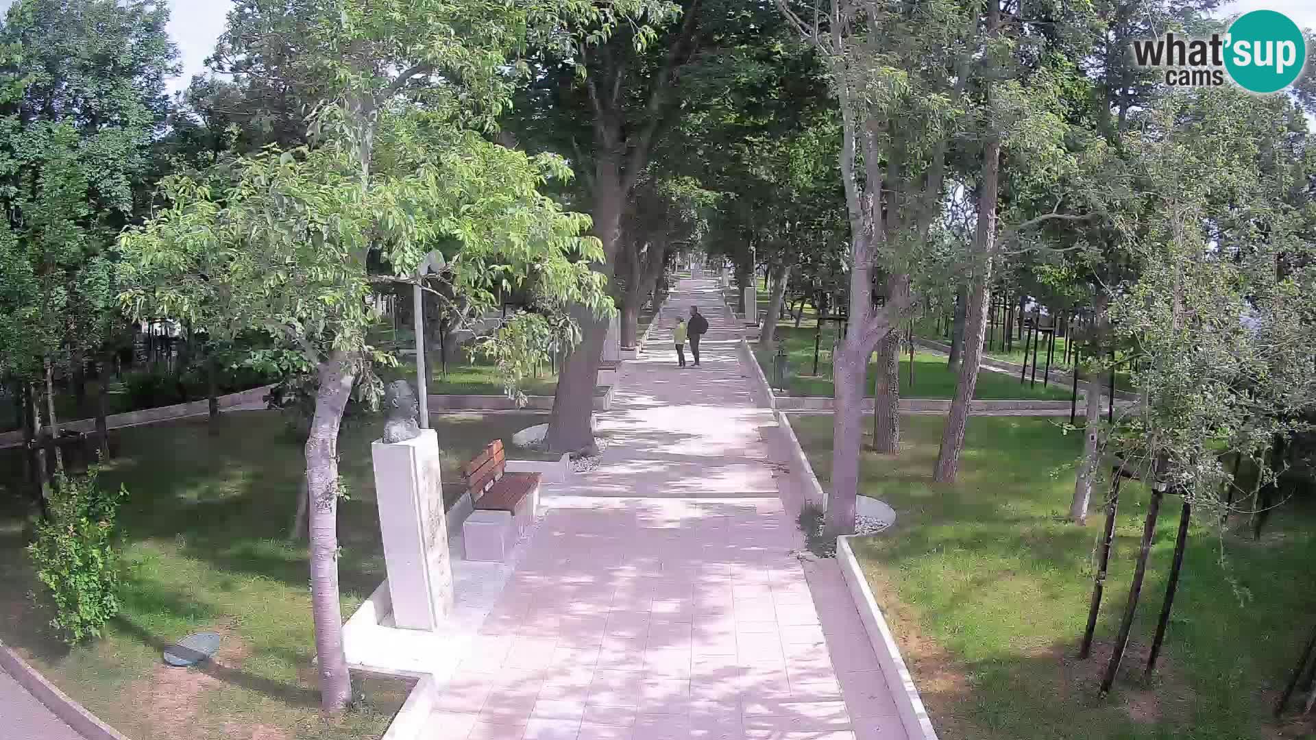 Writers’ Park Webcam Senj – Live by the Sea