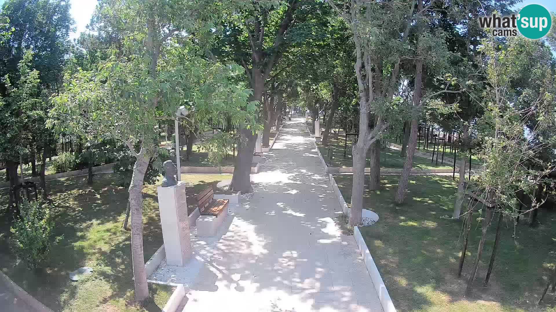 Writers’ Park Webcam Senj – Live by the Sea