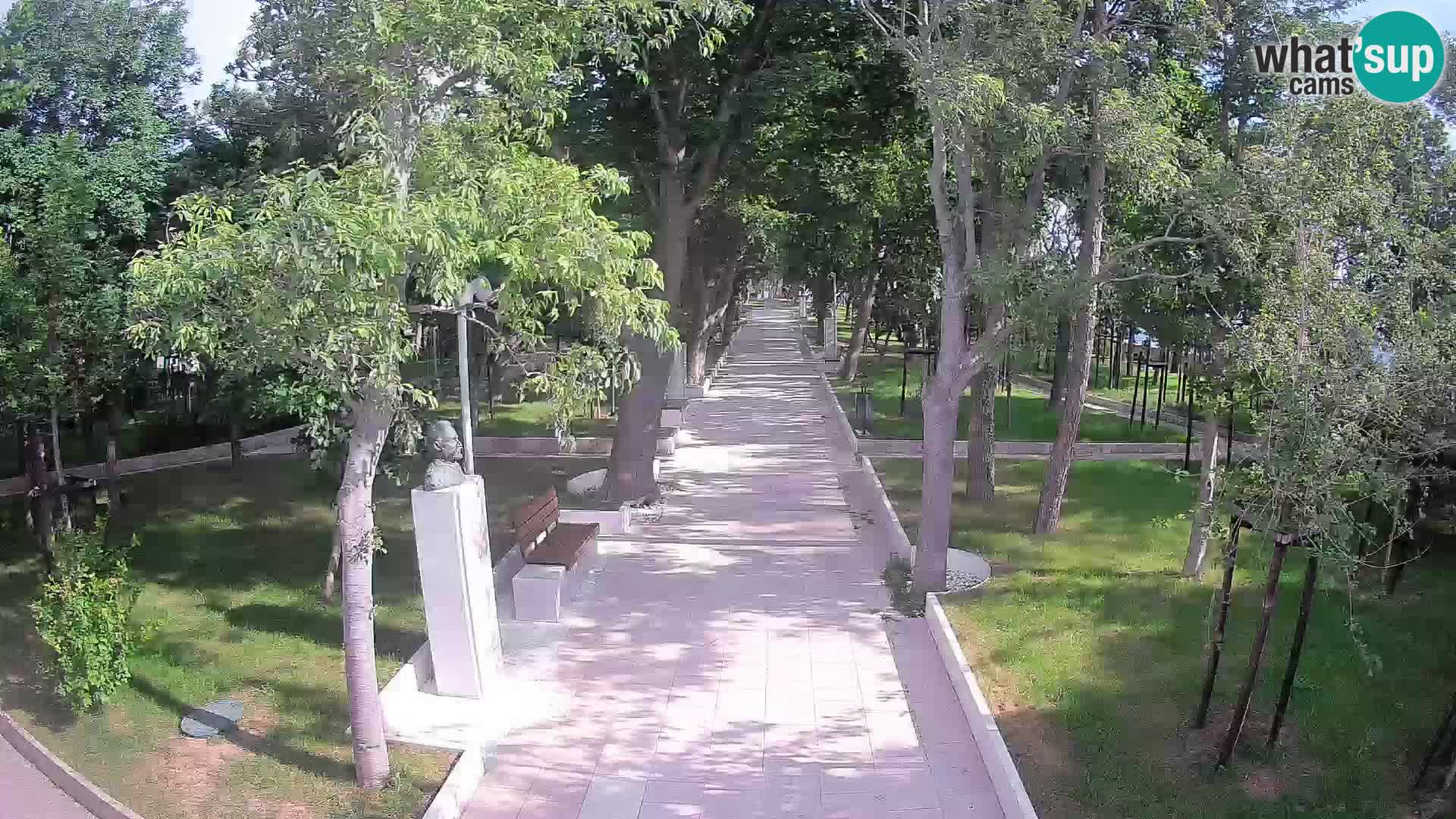 Writers’ Park Webcam Senj – Live by the Sea