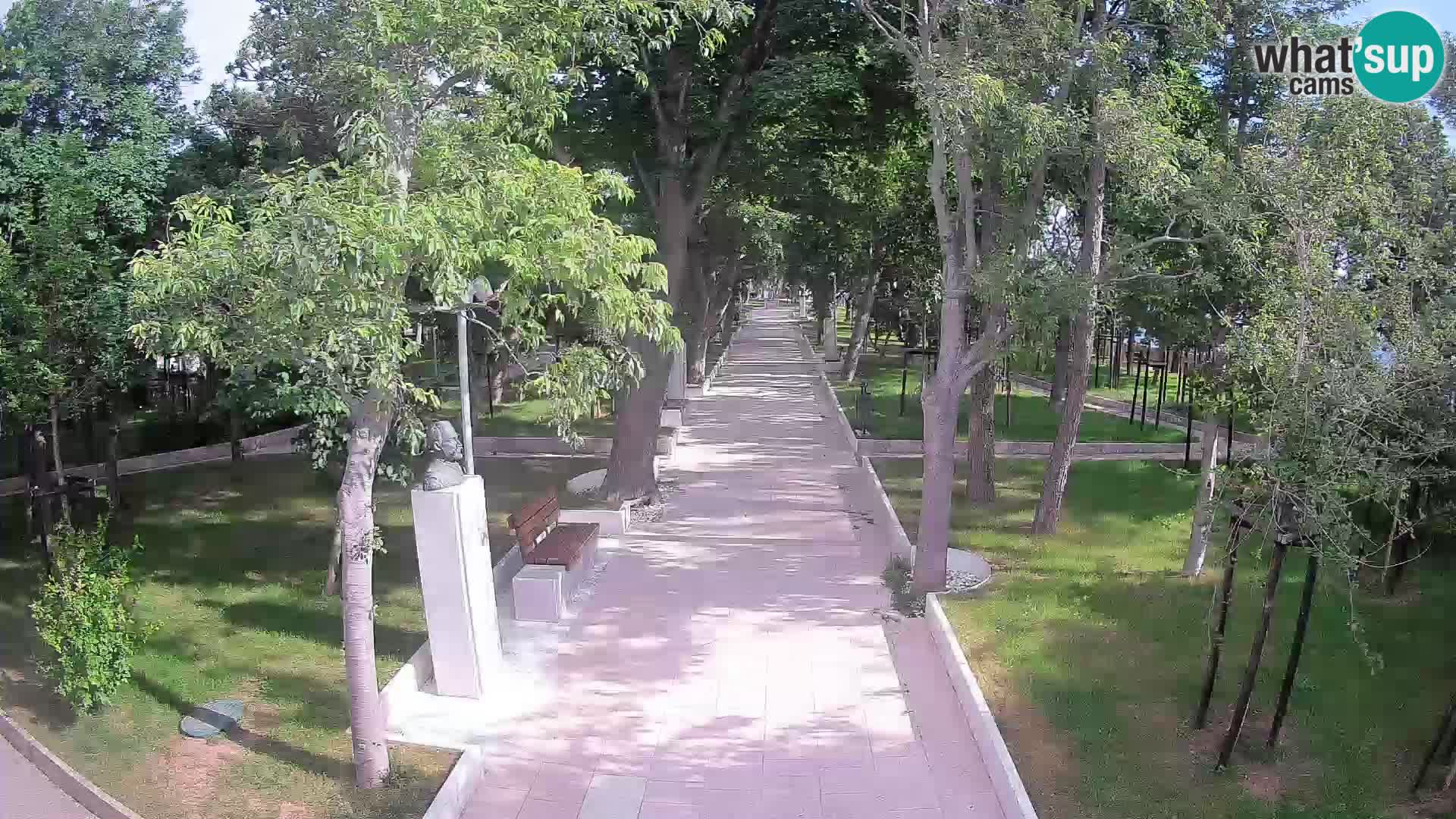 Writers’ Park Webcam Senj – Live by the Sea