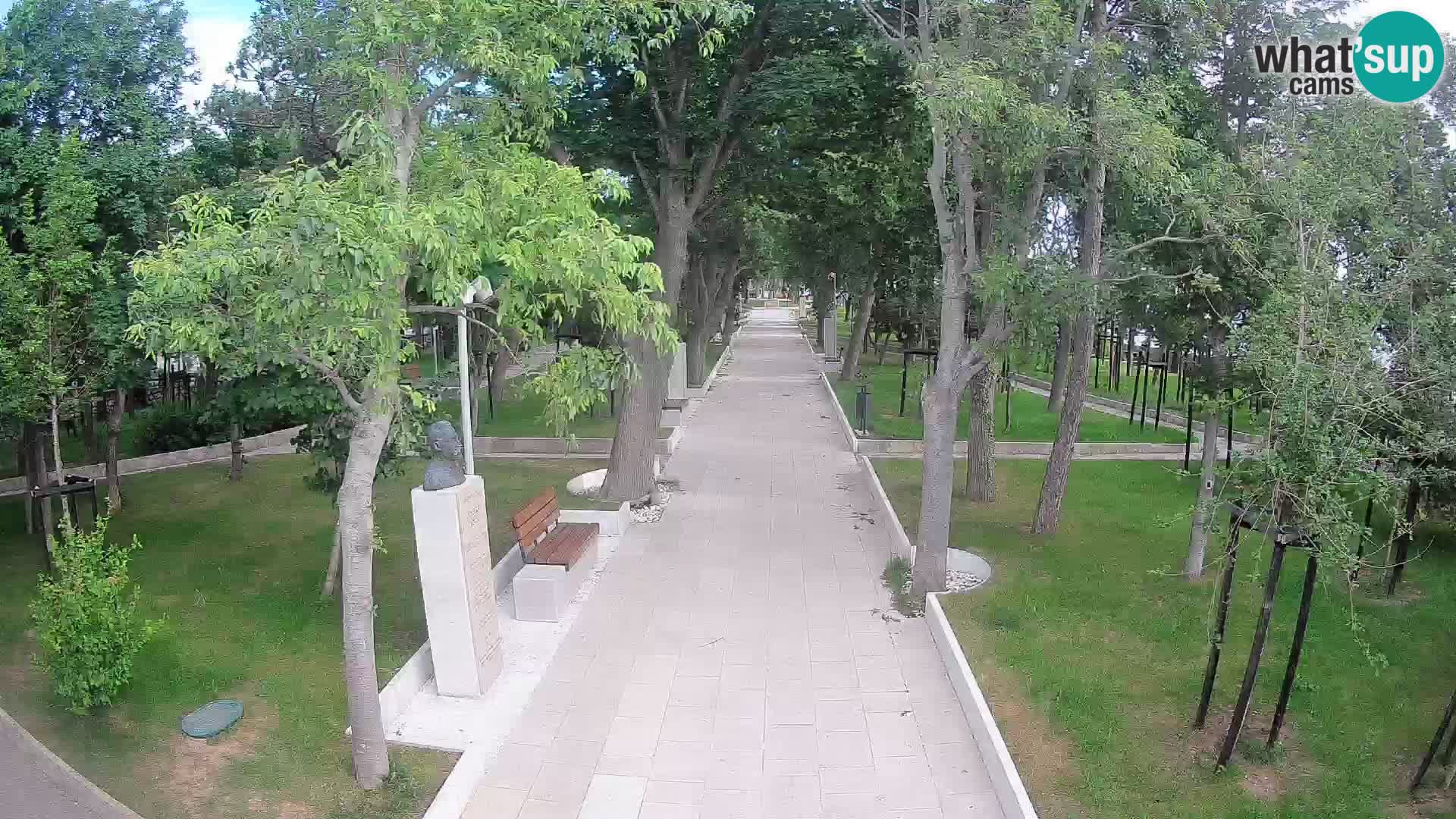 Writers’ Park Webcam Senj – Live by the Sea