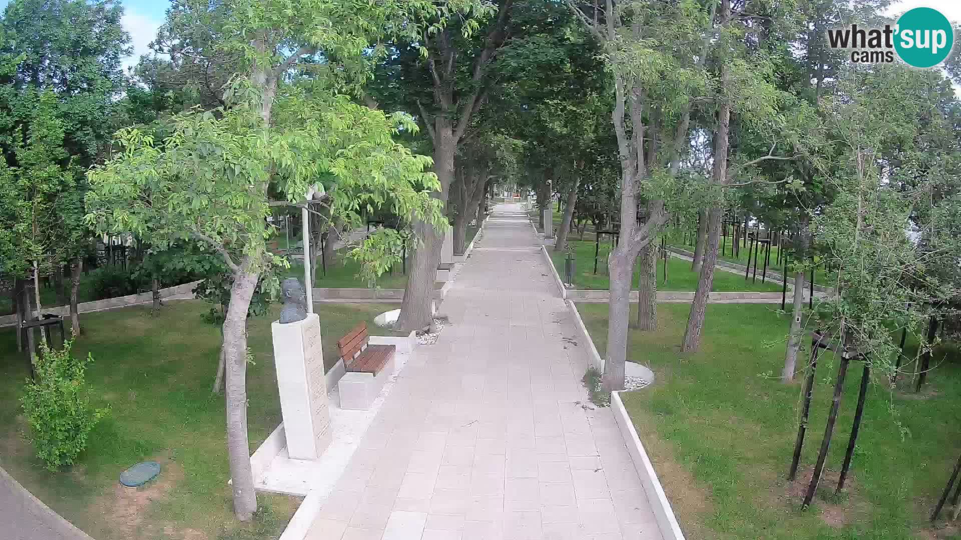 Writers’ Park Webcam Senj – Live by the Sea