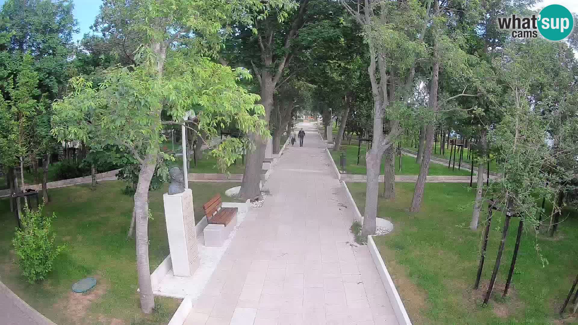 Writers’ Park Webcam Senj – Live by the Sea
