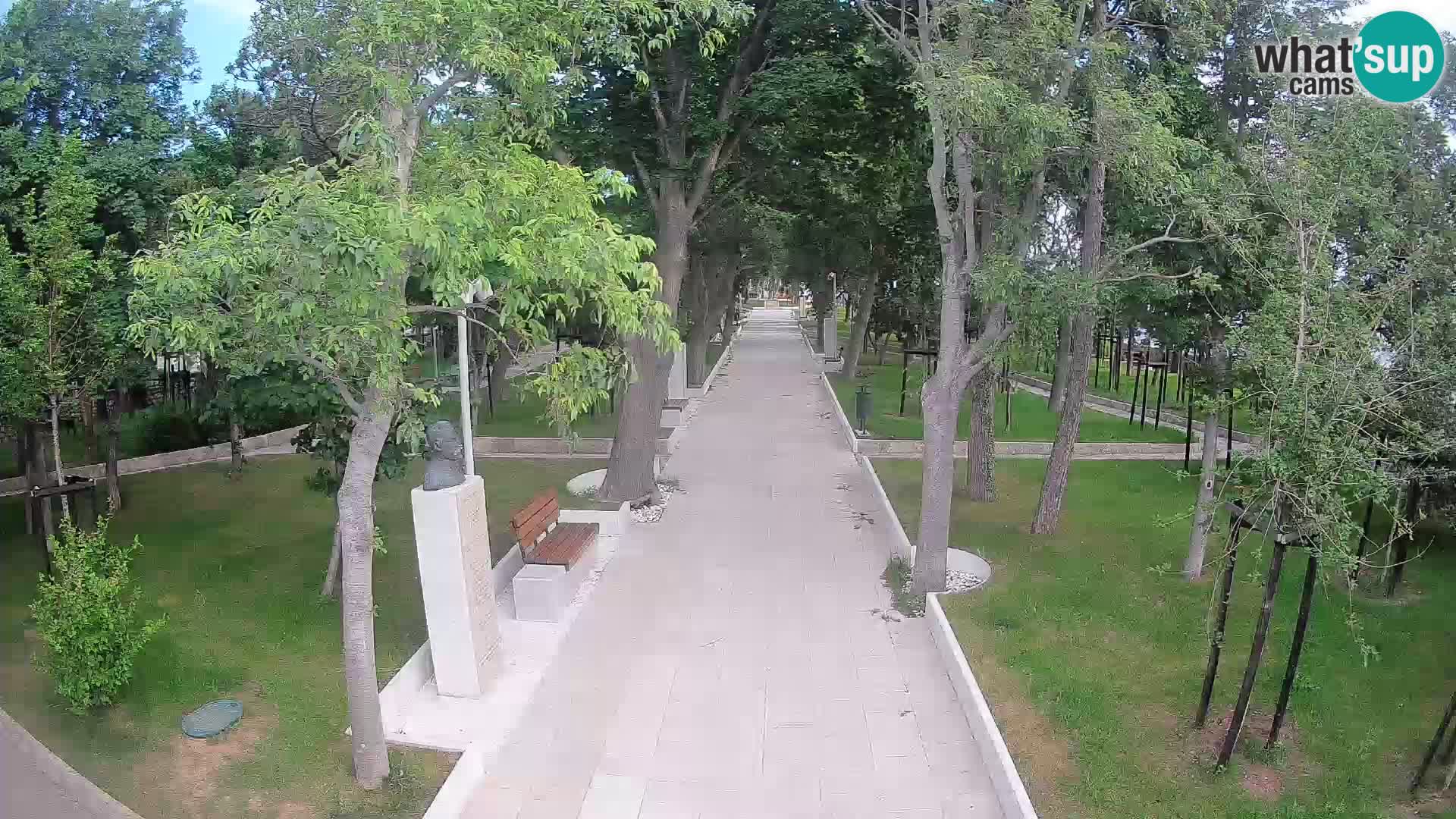 Writers’ Park Webcam Senj – Live by the Sea