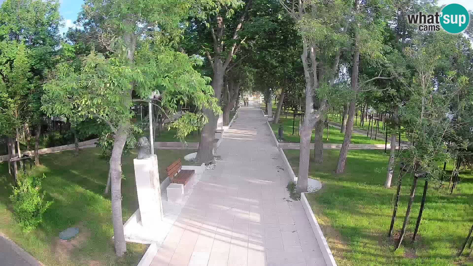 Writers’ Park Webcam Senj – Live by the Sea