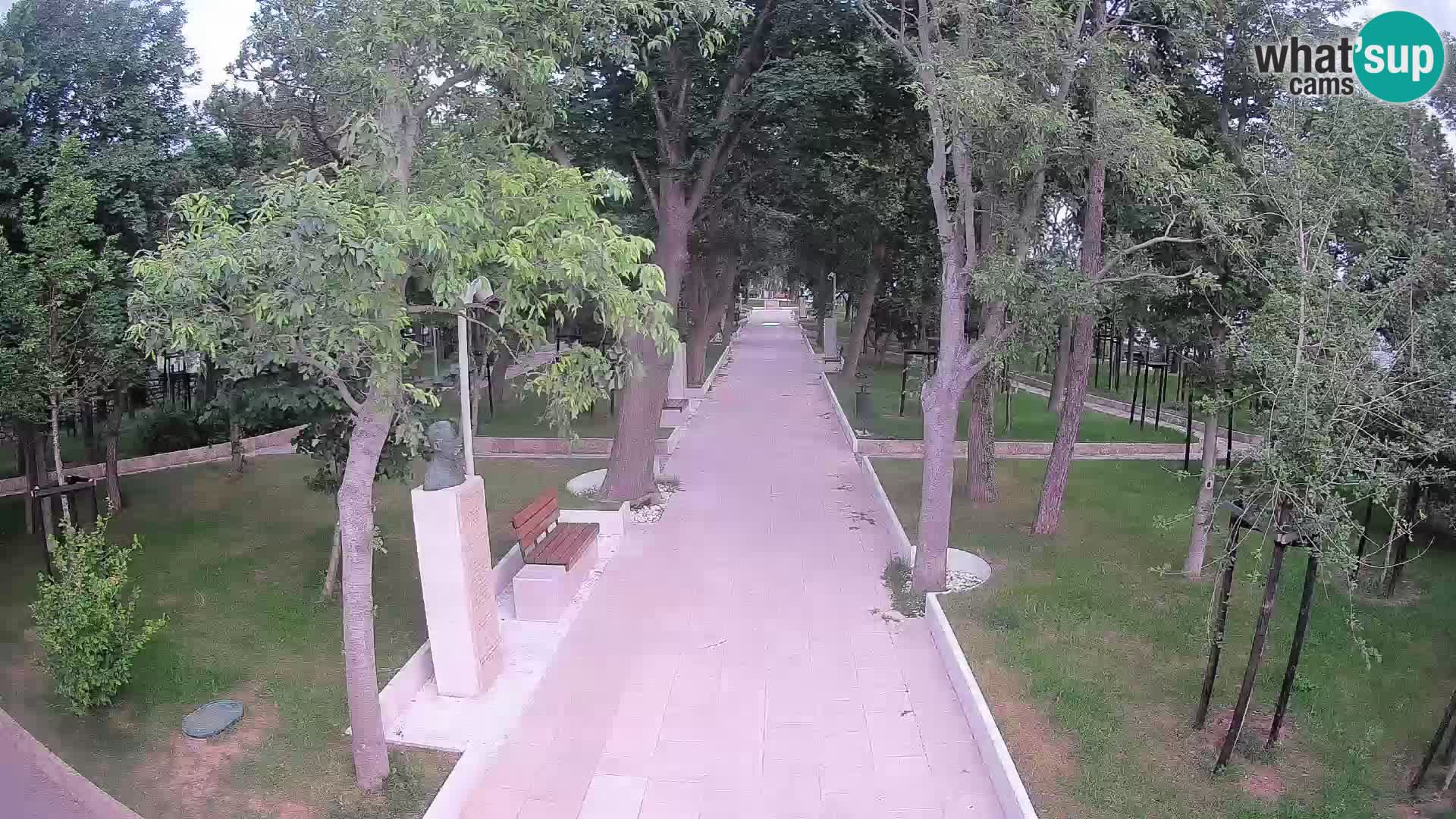 Writers’ Park Webcam Senj – Live by the Sea