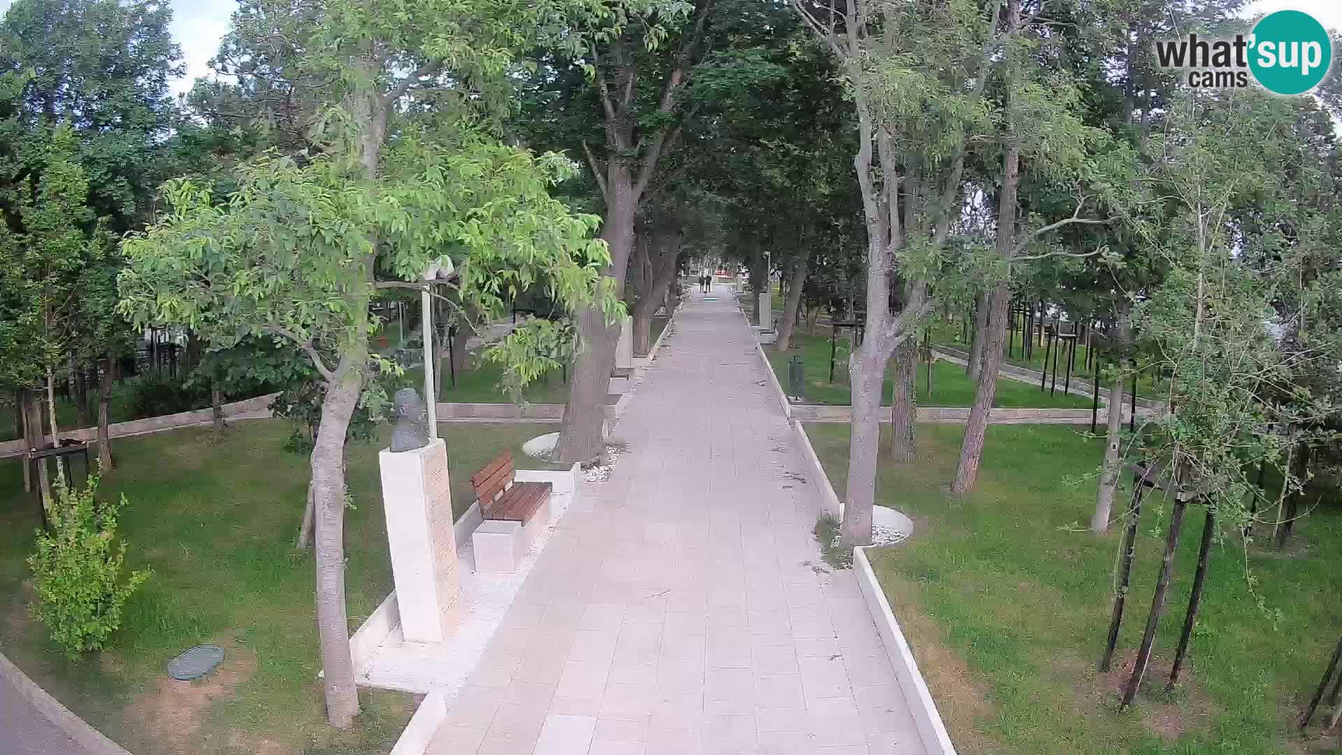 Writers’ Park Webcam Senj – Live by the Sea