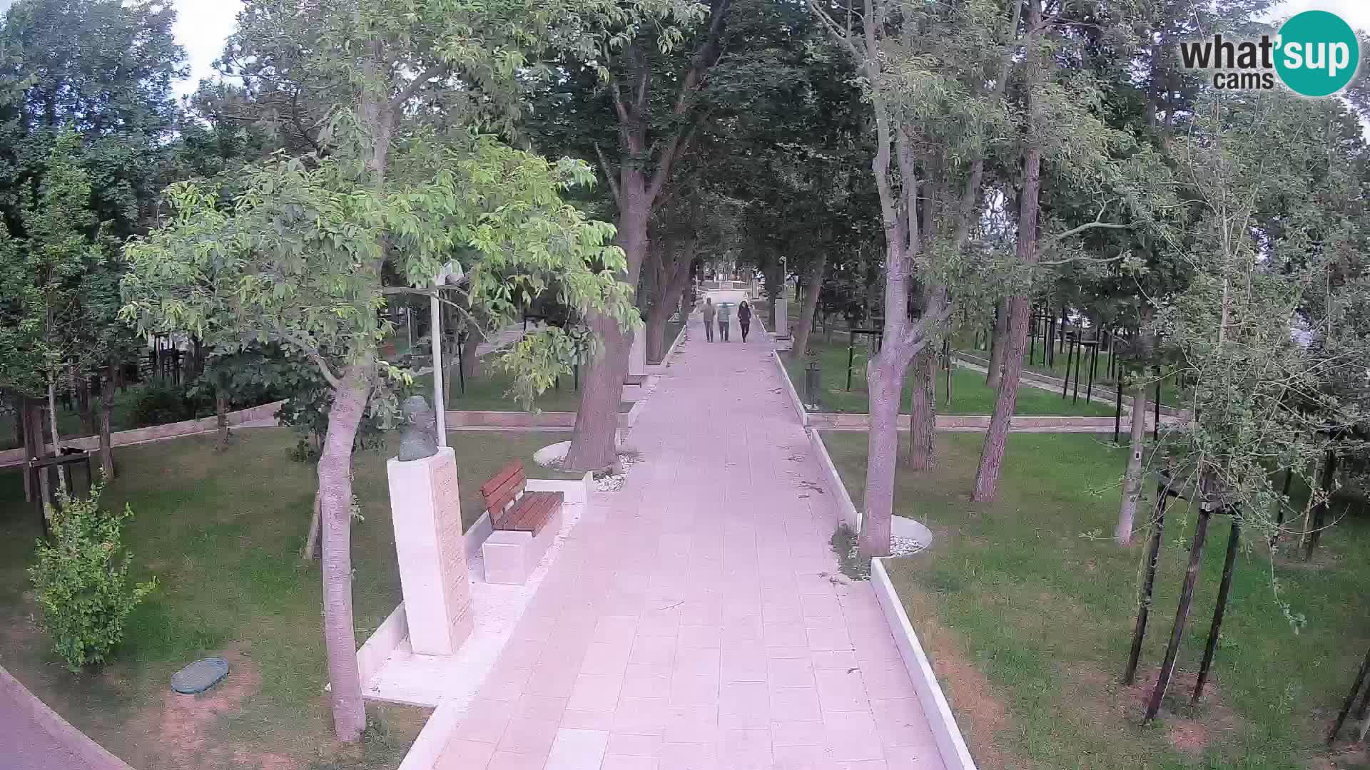 Writers’ Park Webcam Senj – Live by the Sea