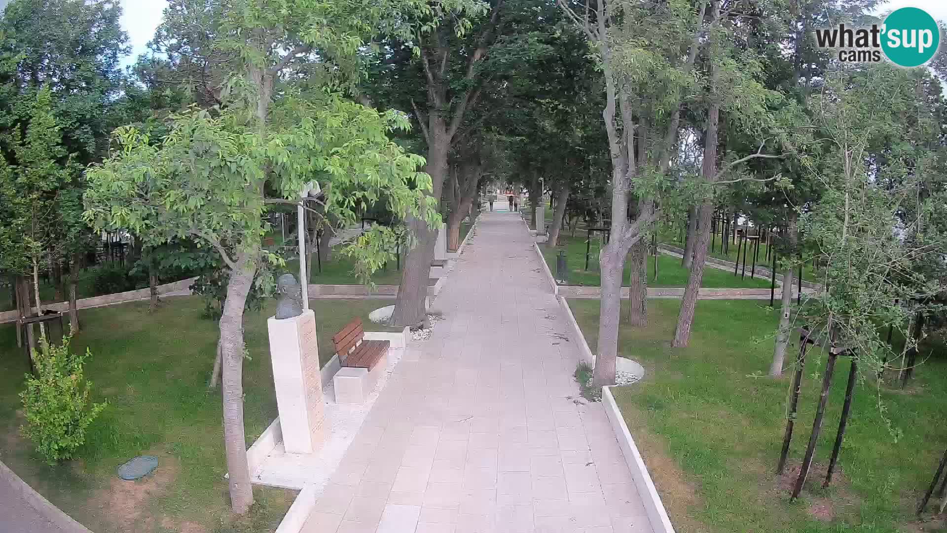 Writers’ Park Webcam Senj – Live by the Sea