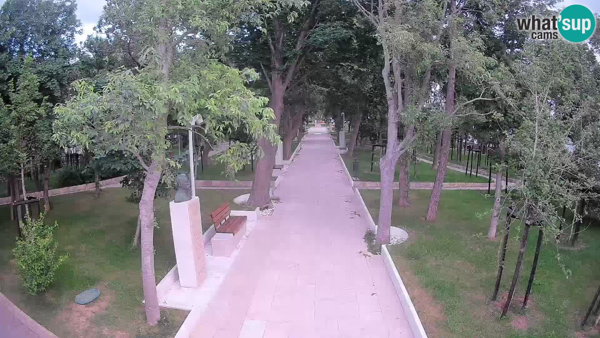 Writers’ Park Webcam Senj – Live by the Sea