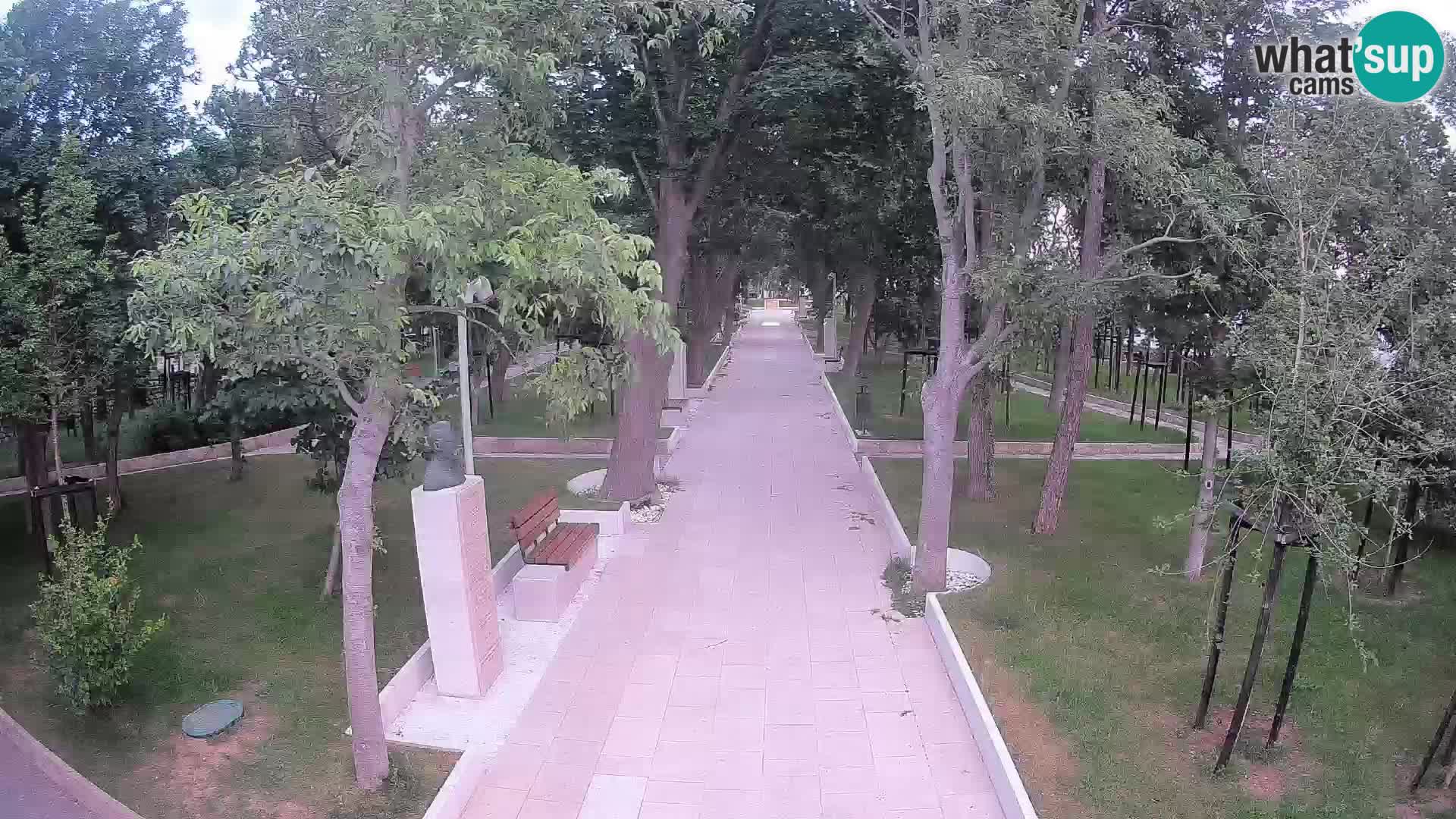Webcam Schriftstellerpark Senj – Live am Meer