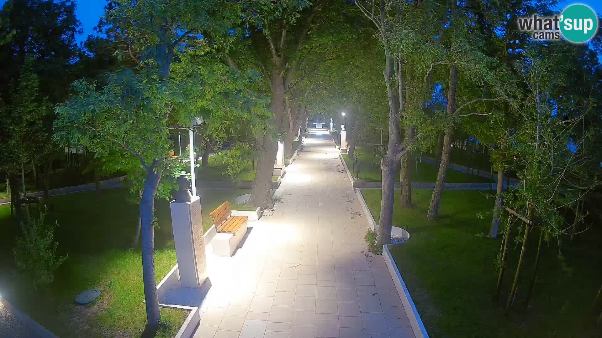 Writers’ Park Webcam Senj – Live by the Sea