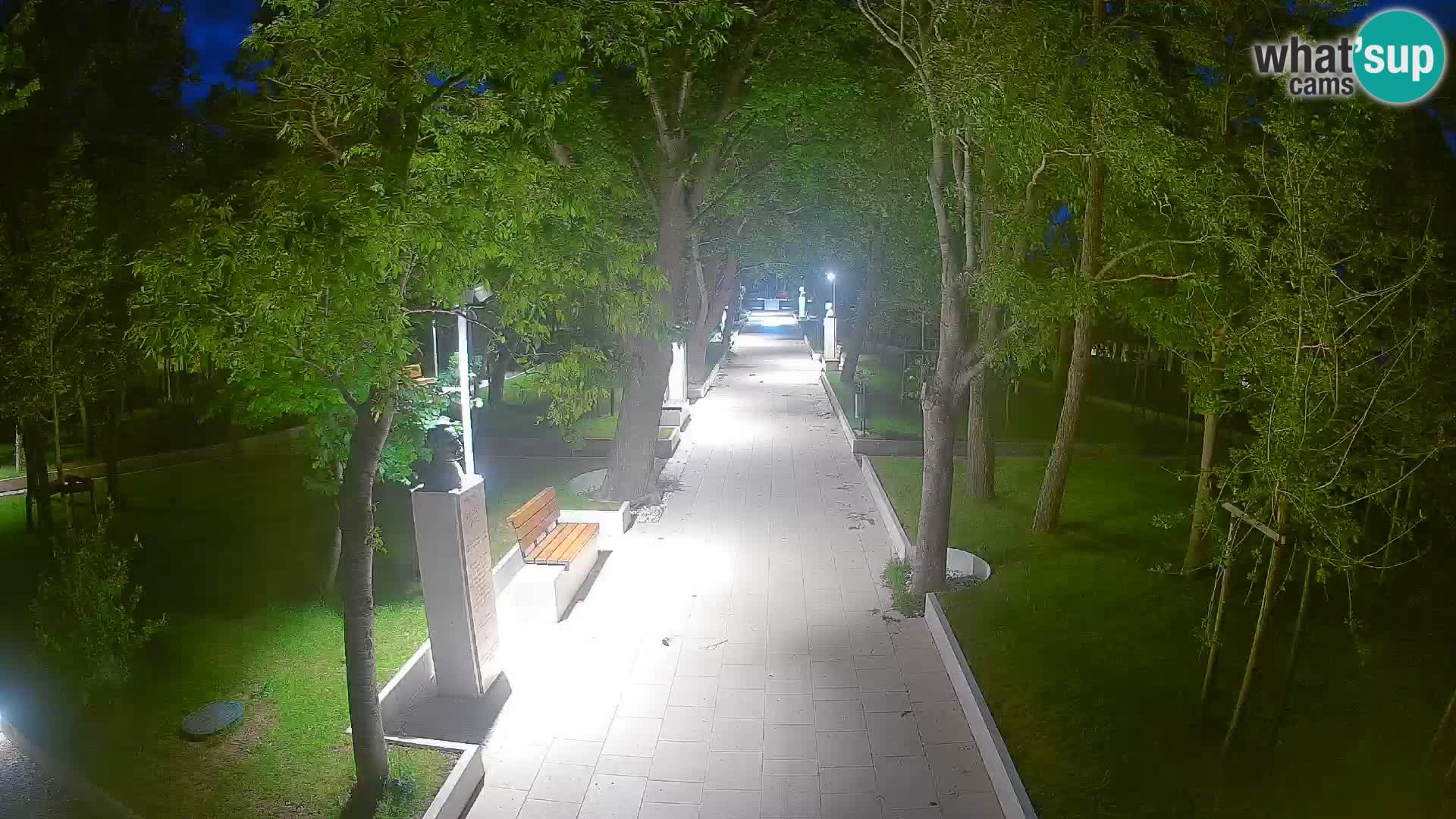 Writers’ Park Webcam Senj – Live by the Sea