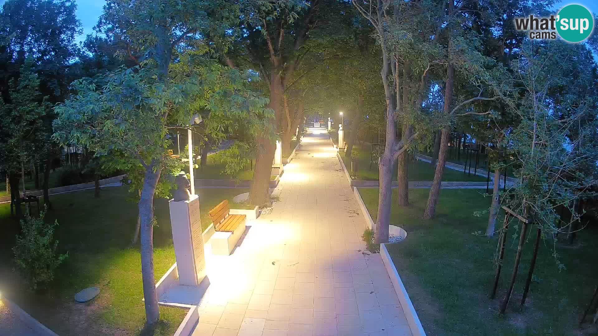 Writers’ Park Webcam Senj – Live by the Sea