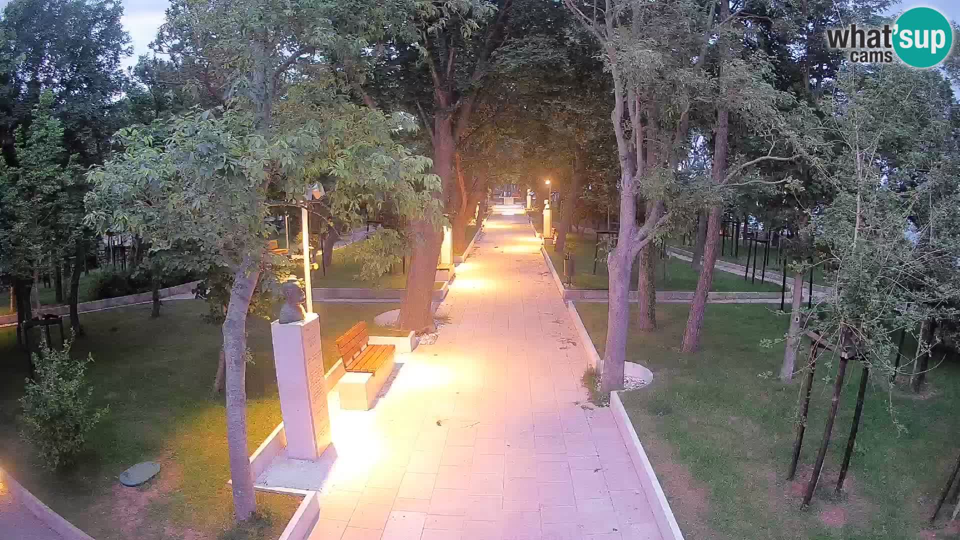 Writers’ Park Webcam Senj – Live by the Sea