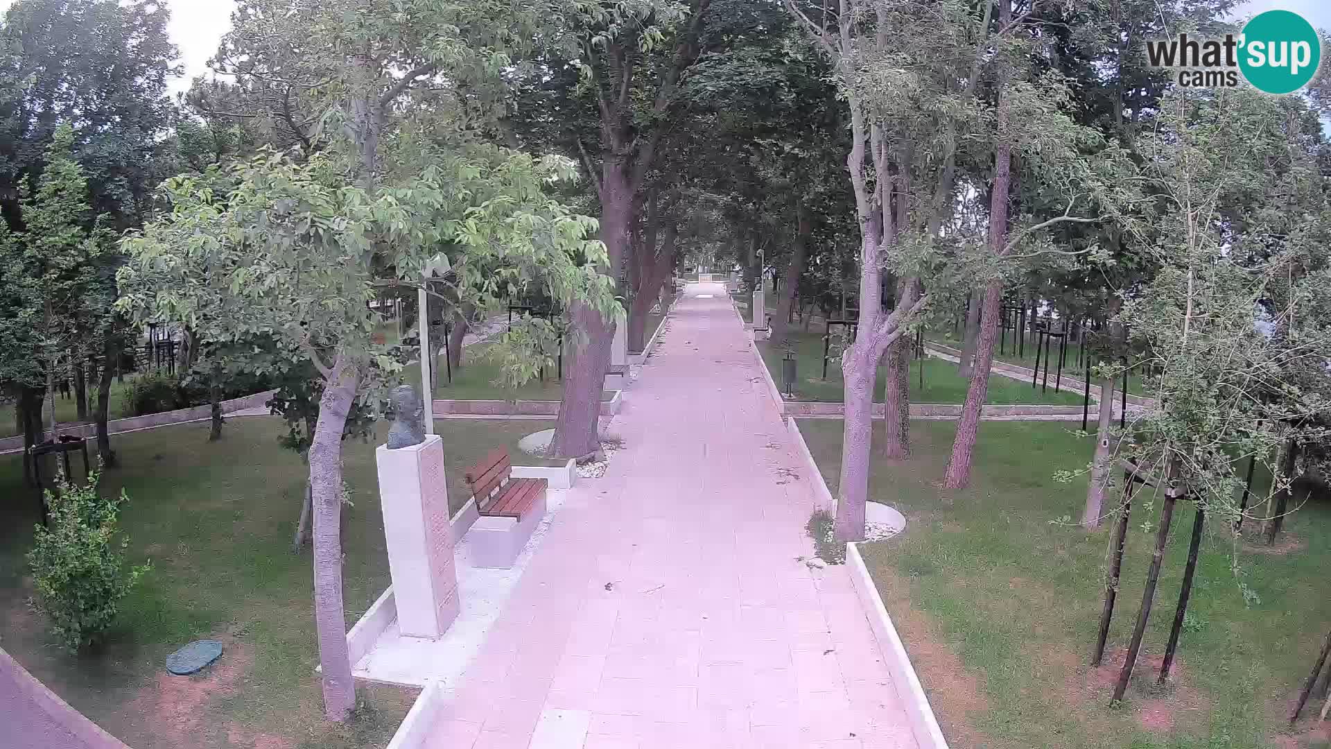 Writers’ Park Webcam Senj – Live by the Sea