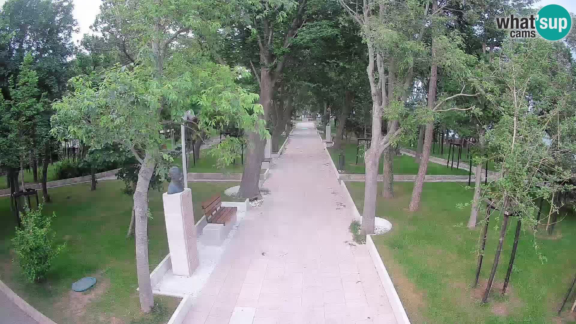 Writers’ Park Webcam Senj – Live by the Sea