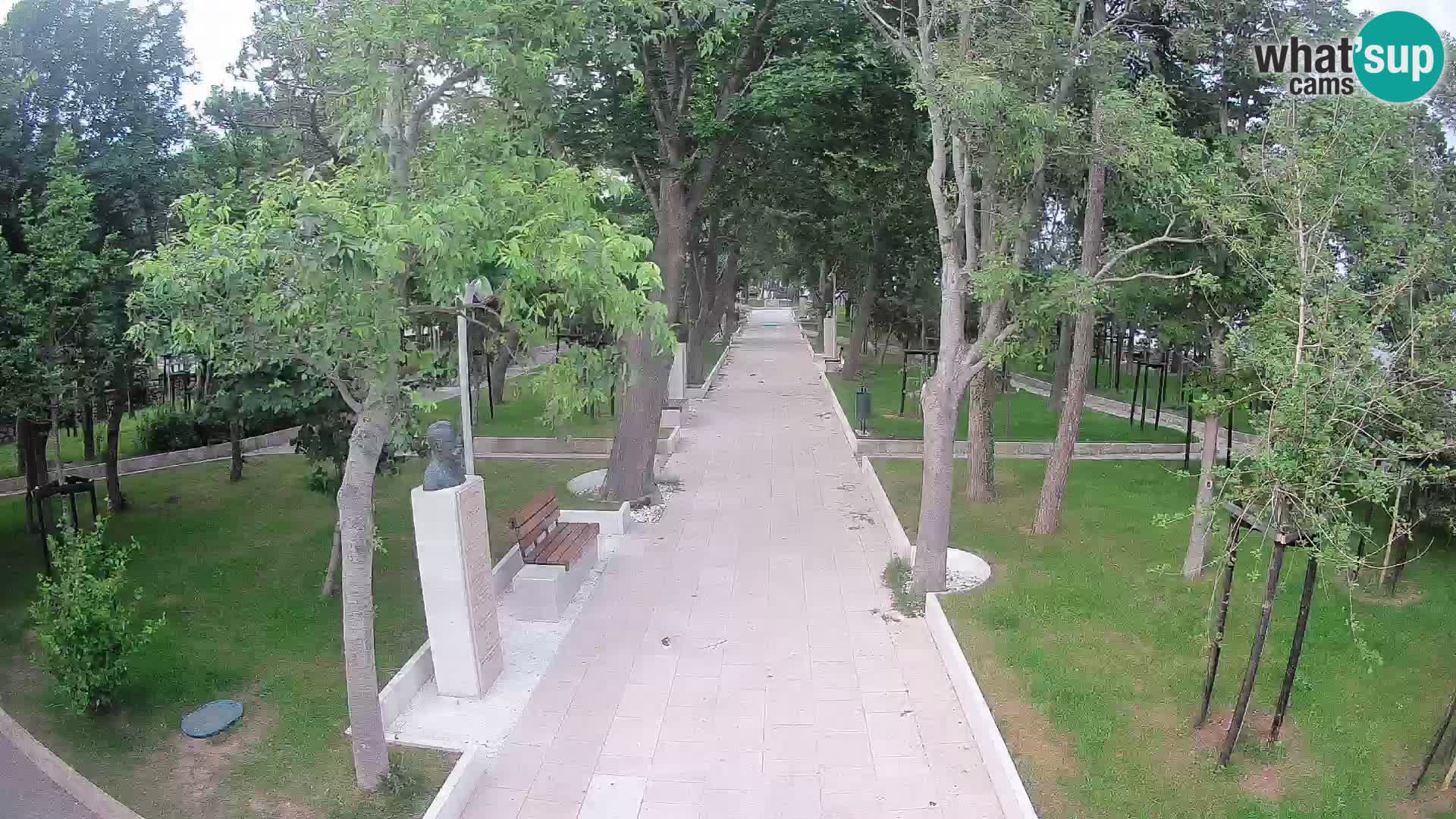 Webcam Schriftstellerpark Senj – Live am Meer