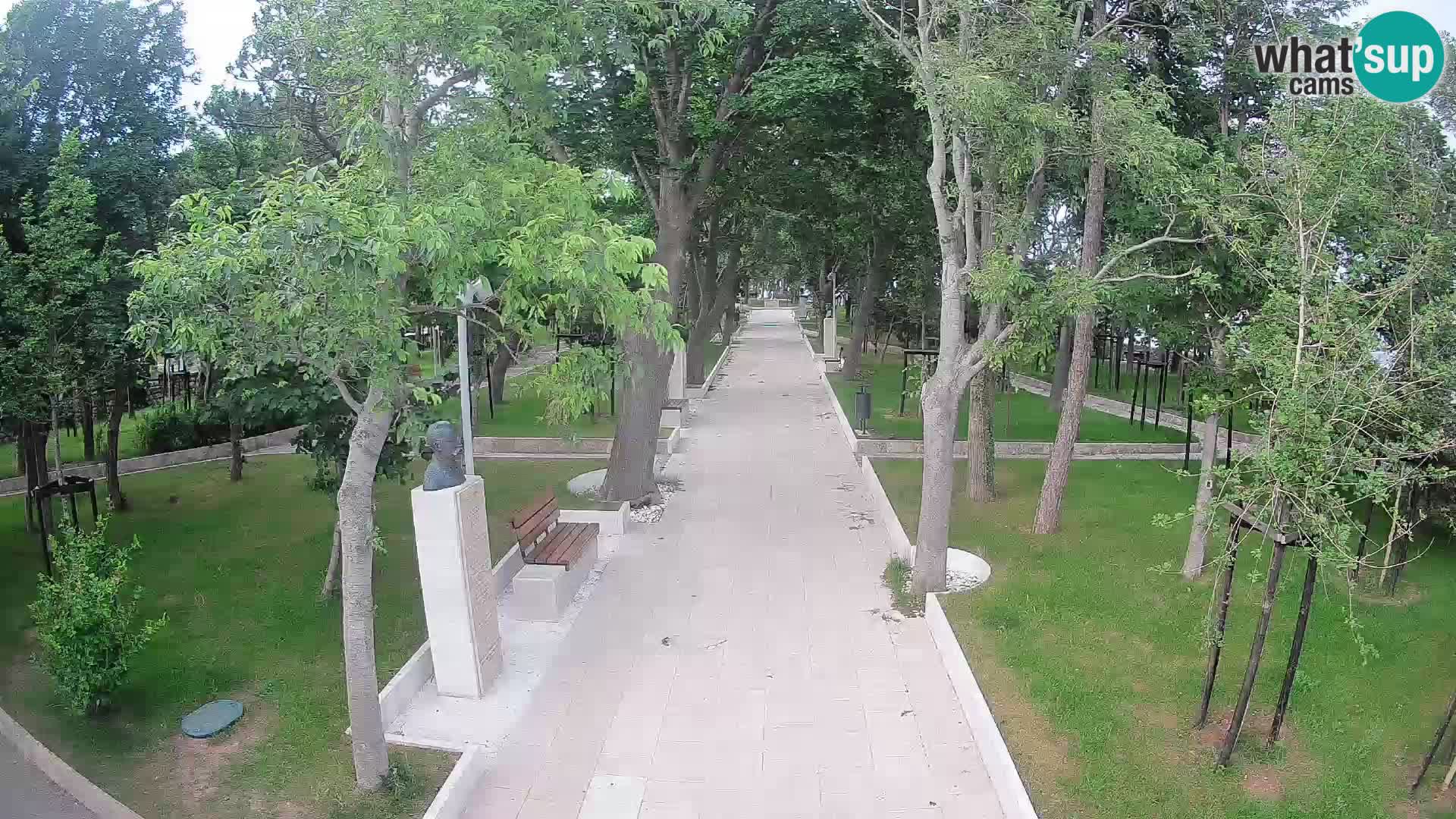 Writers’ Park Webcam Senj – Live by the Sea