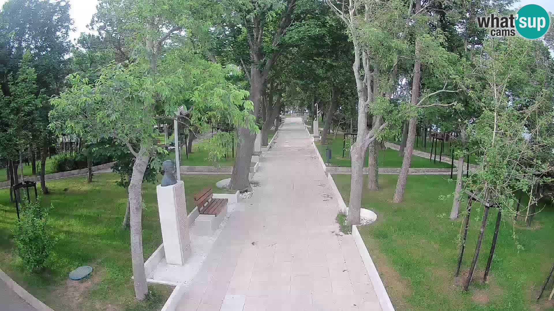 Writers’ Park Webcam Senj – Live by the Sea