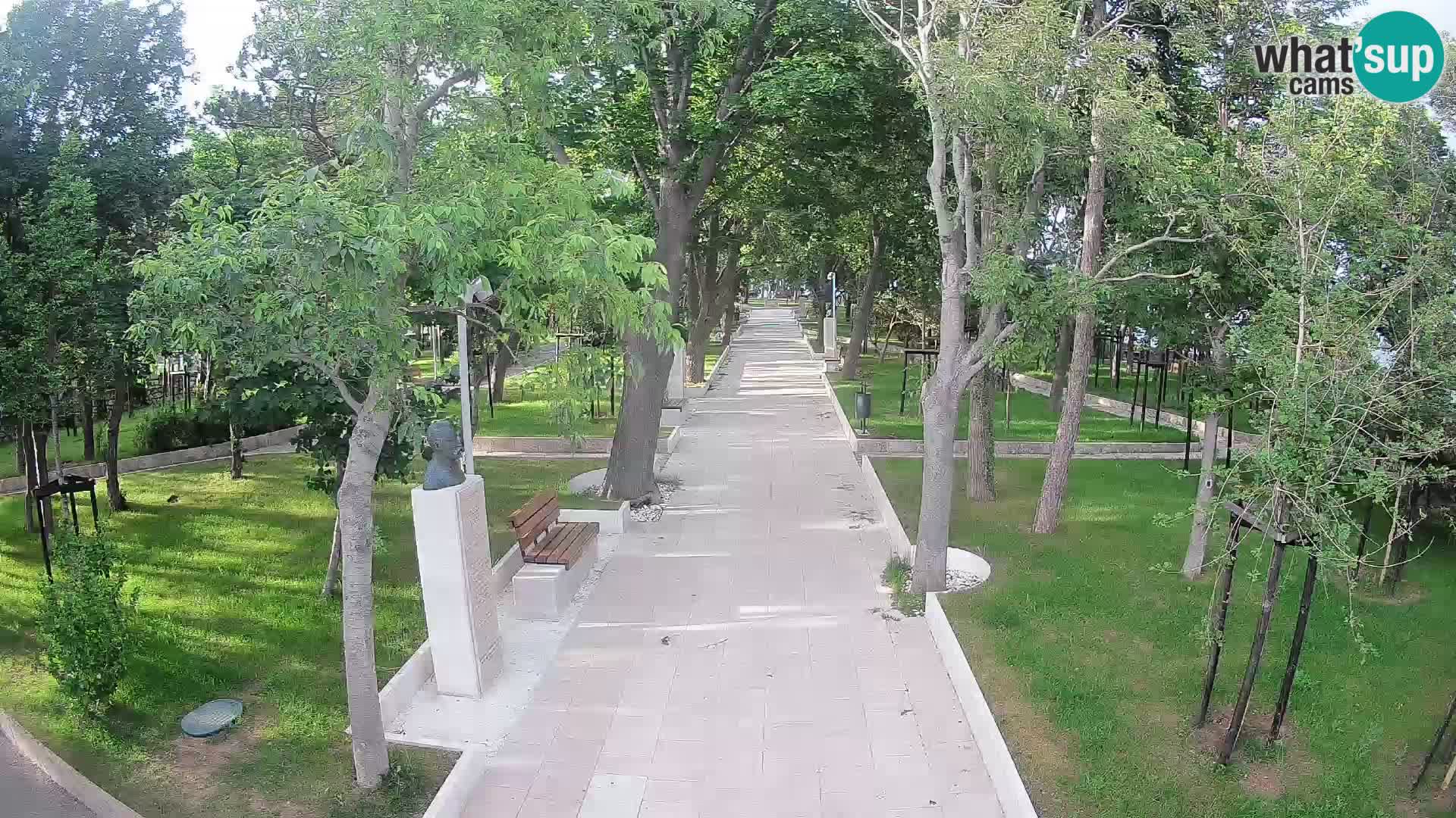 Webcam Schriftstellerpark Senj – Live am Meer