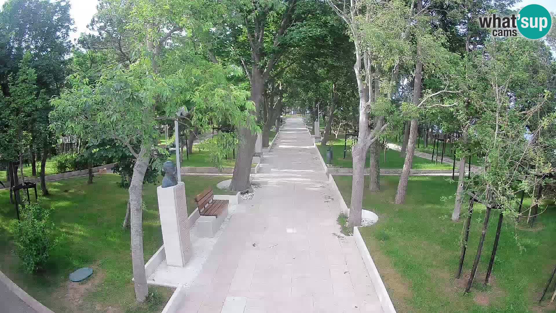 Writers’ Park Webcam Senj – Live by the Sea