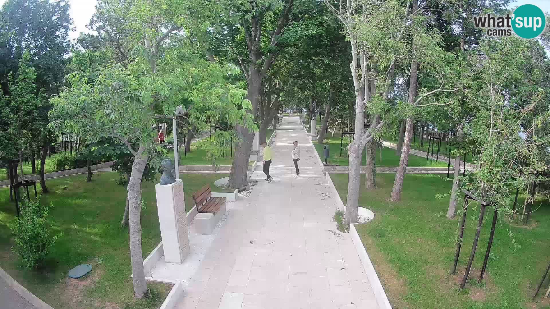 Writers’ Park Webcam Senj – Live by the Sea