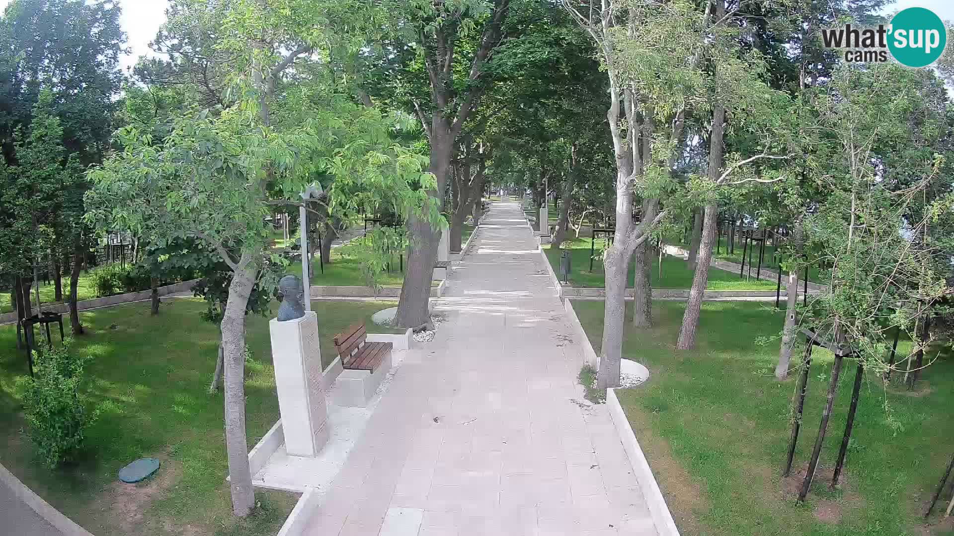 Webcam Schriftstellerpark Senj – Live am Meer