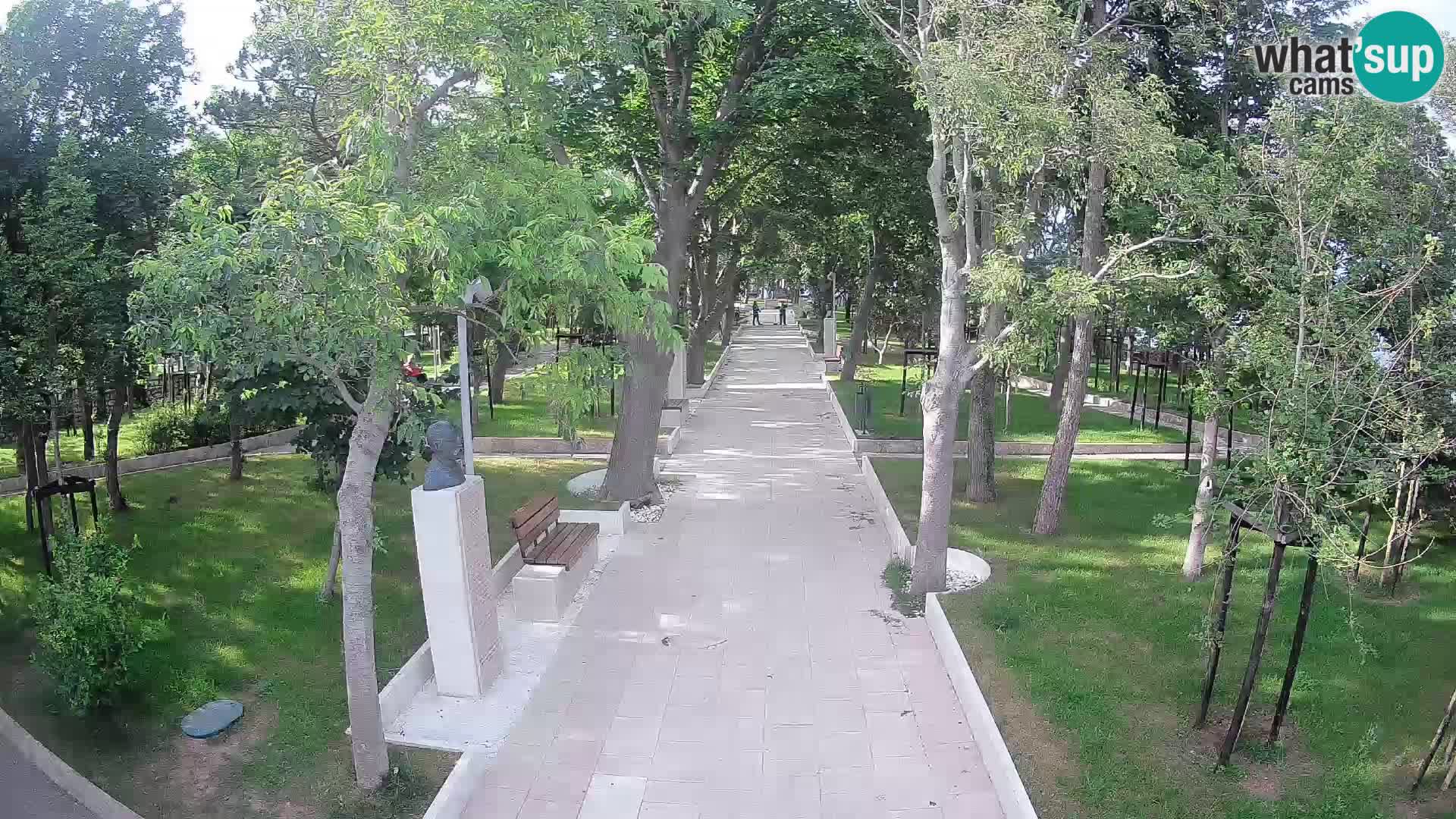 Writers’ Park Webcam Senj – Live by the Sea