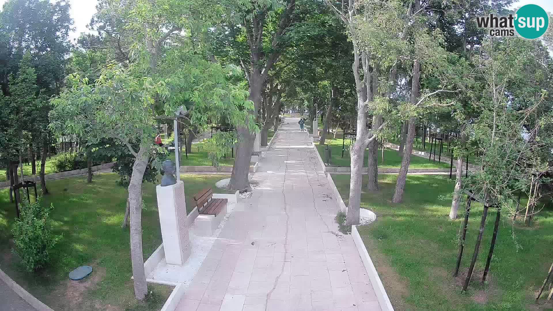 Writers’ Park Webcam Senj – Live by the Sea