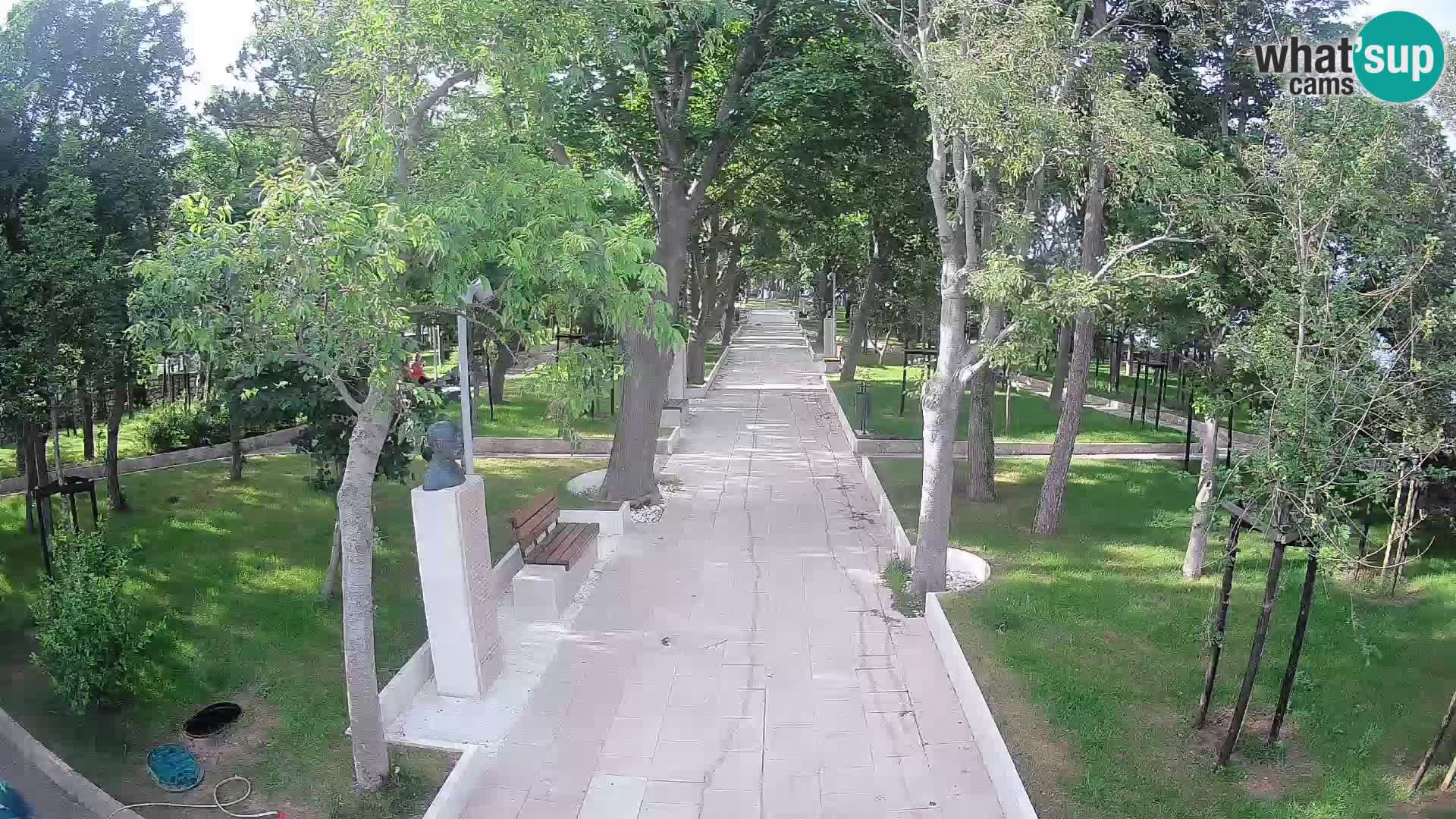 Writers’ Park Webcam Senj – Live by the Sea