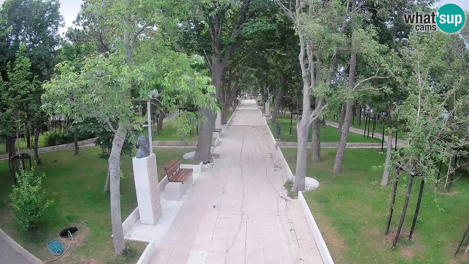 Writers’ Park Webcam Senj – Live by the Sea