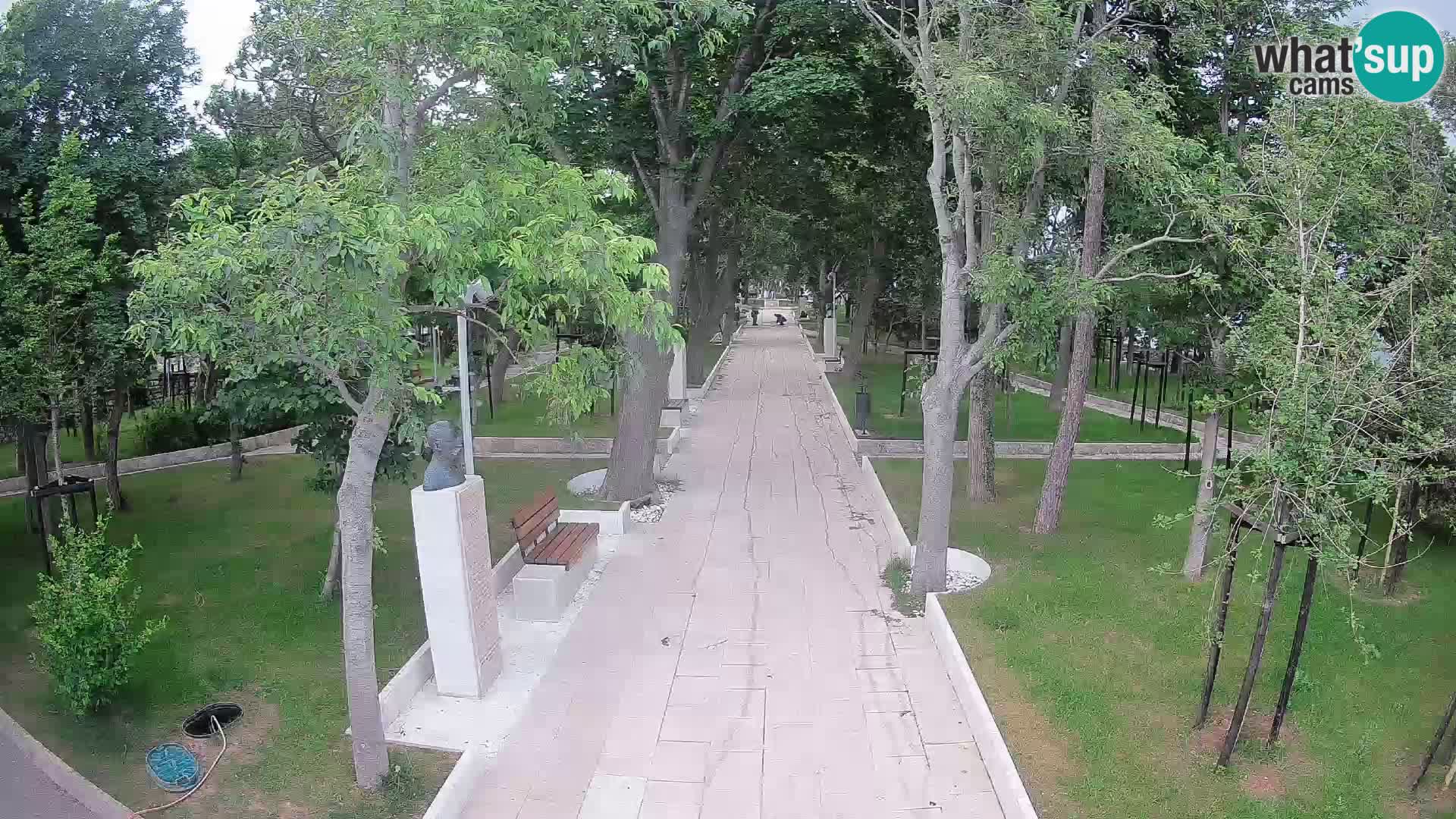 Writers’ Park Webcam Senj – Live by the Sea